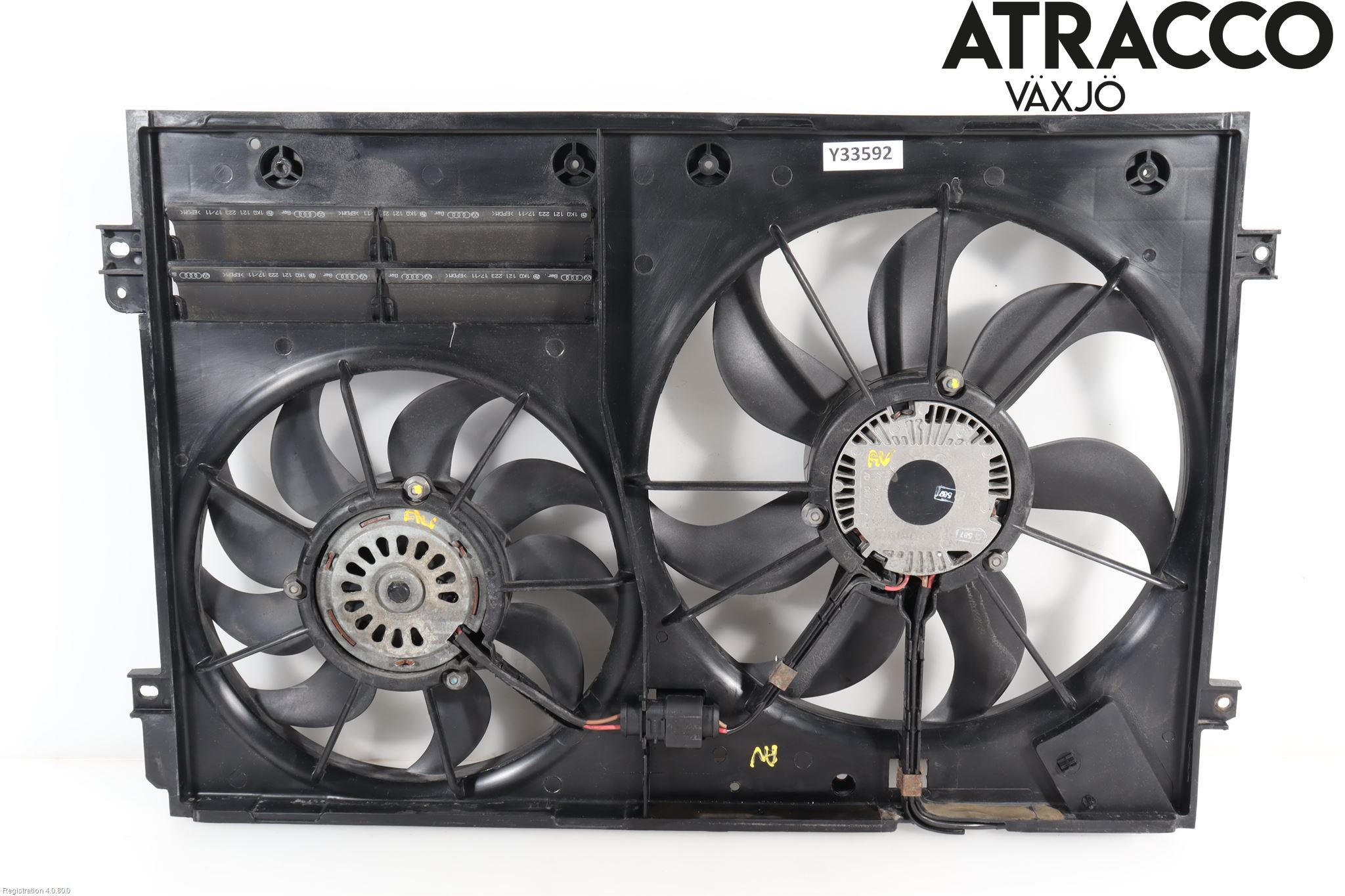 Volkswagen VW GOLF VI 09-13 Kylfläktkåpa