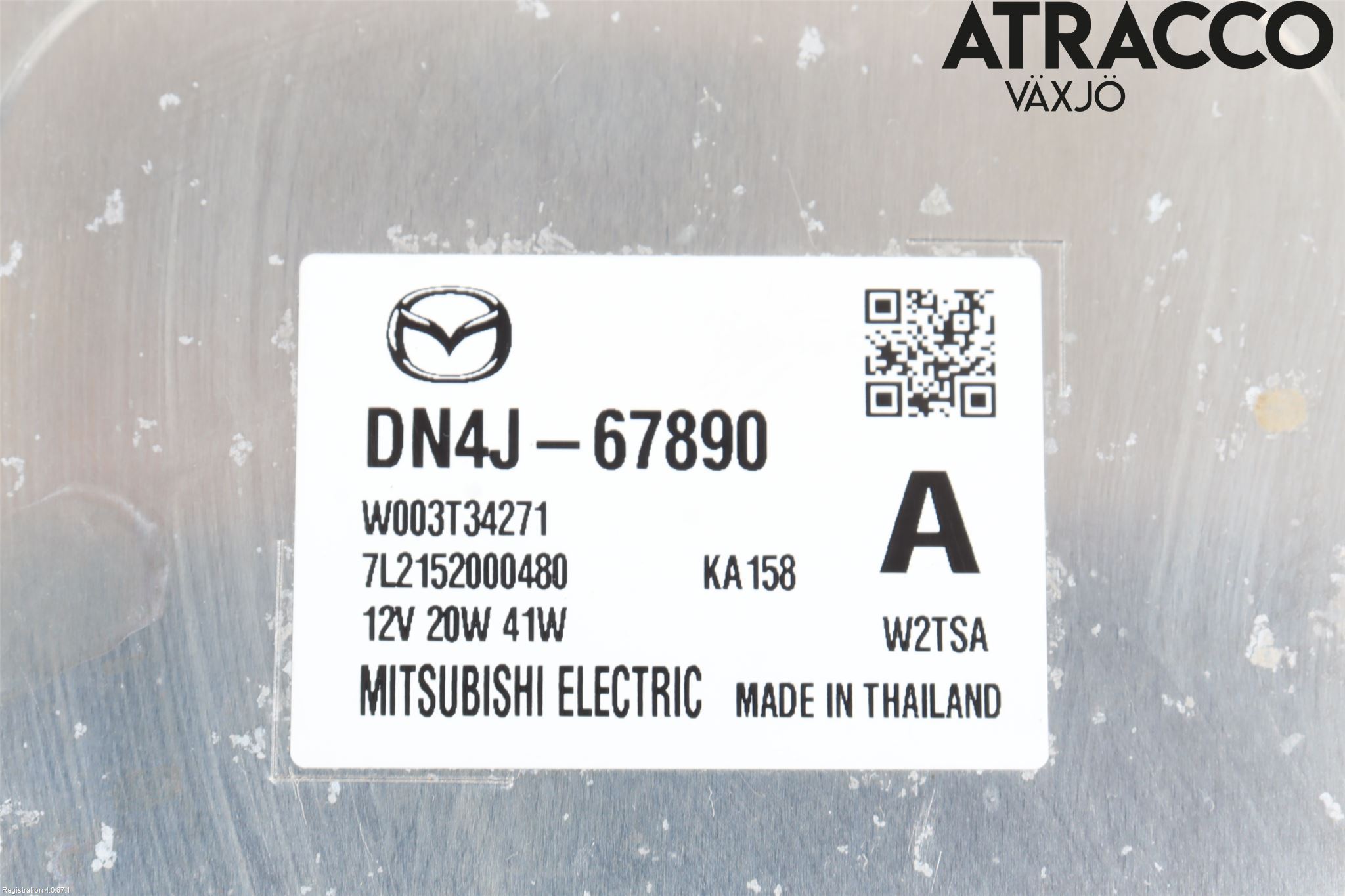 Mazda MX-30 20- Styrenhet Strålkastare