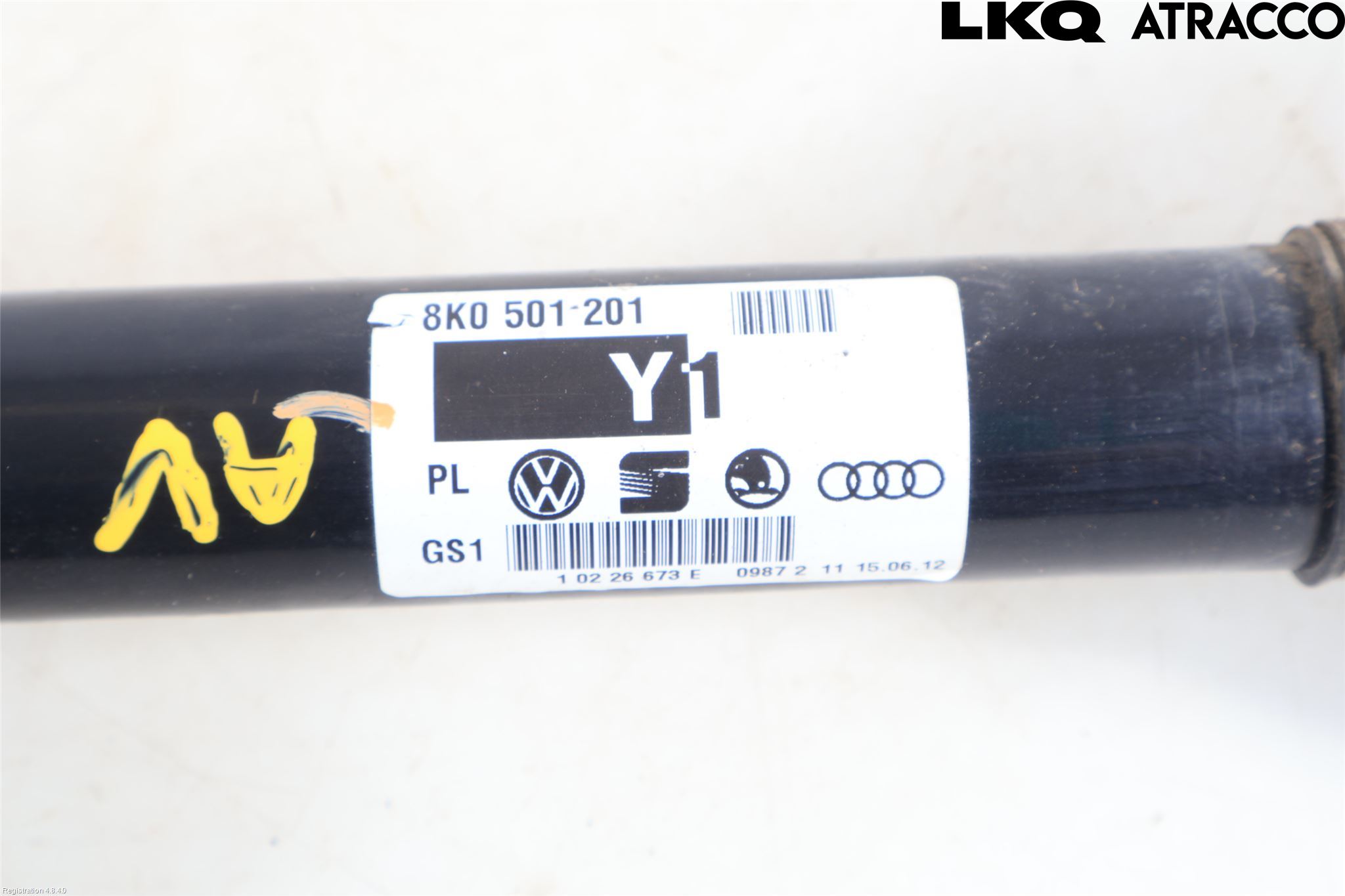 Audi A5 07-16 Drivaxel Bak Vänster