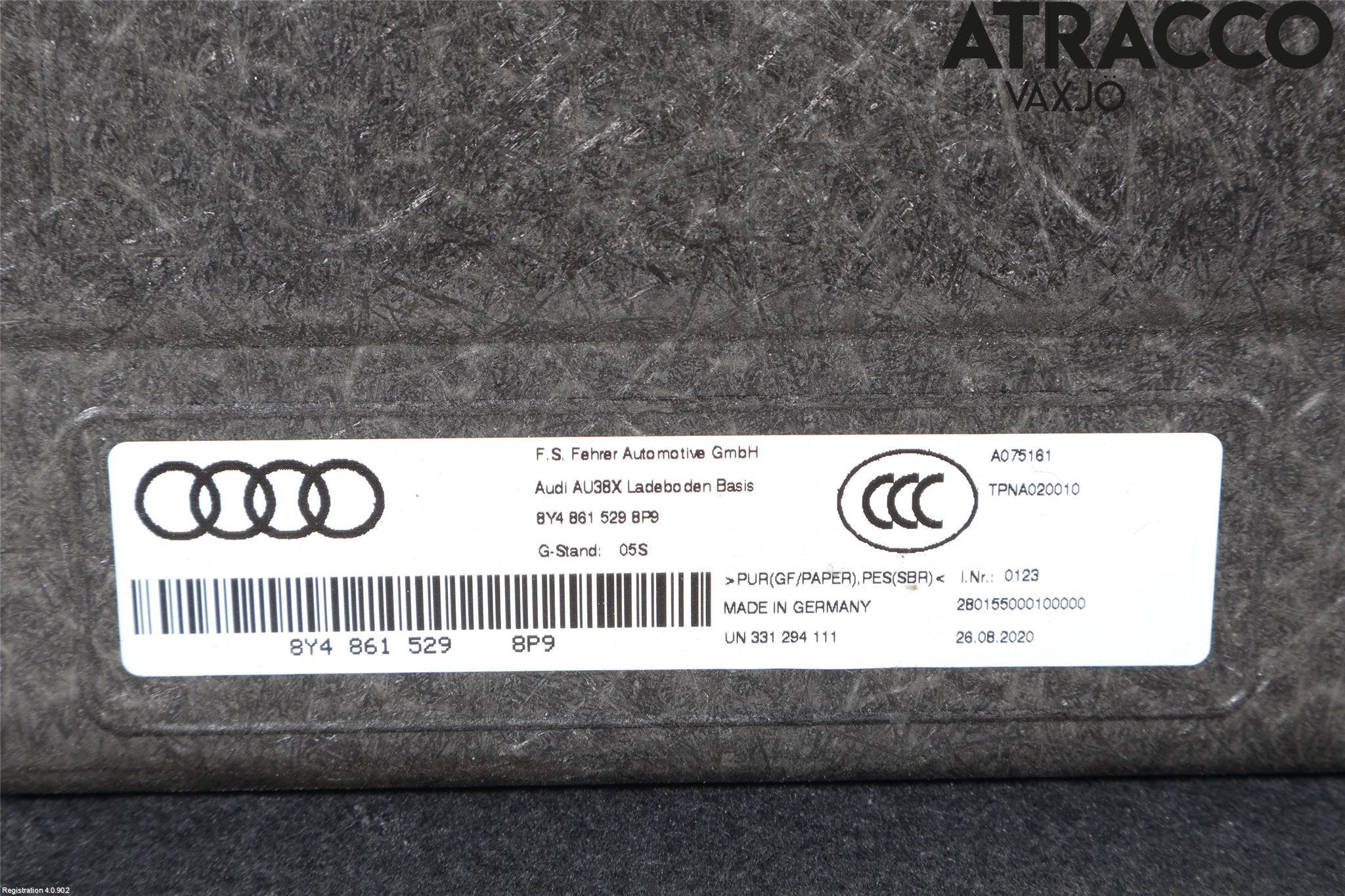 Audi A3/S3 8Y 21- Bagage Golv