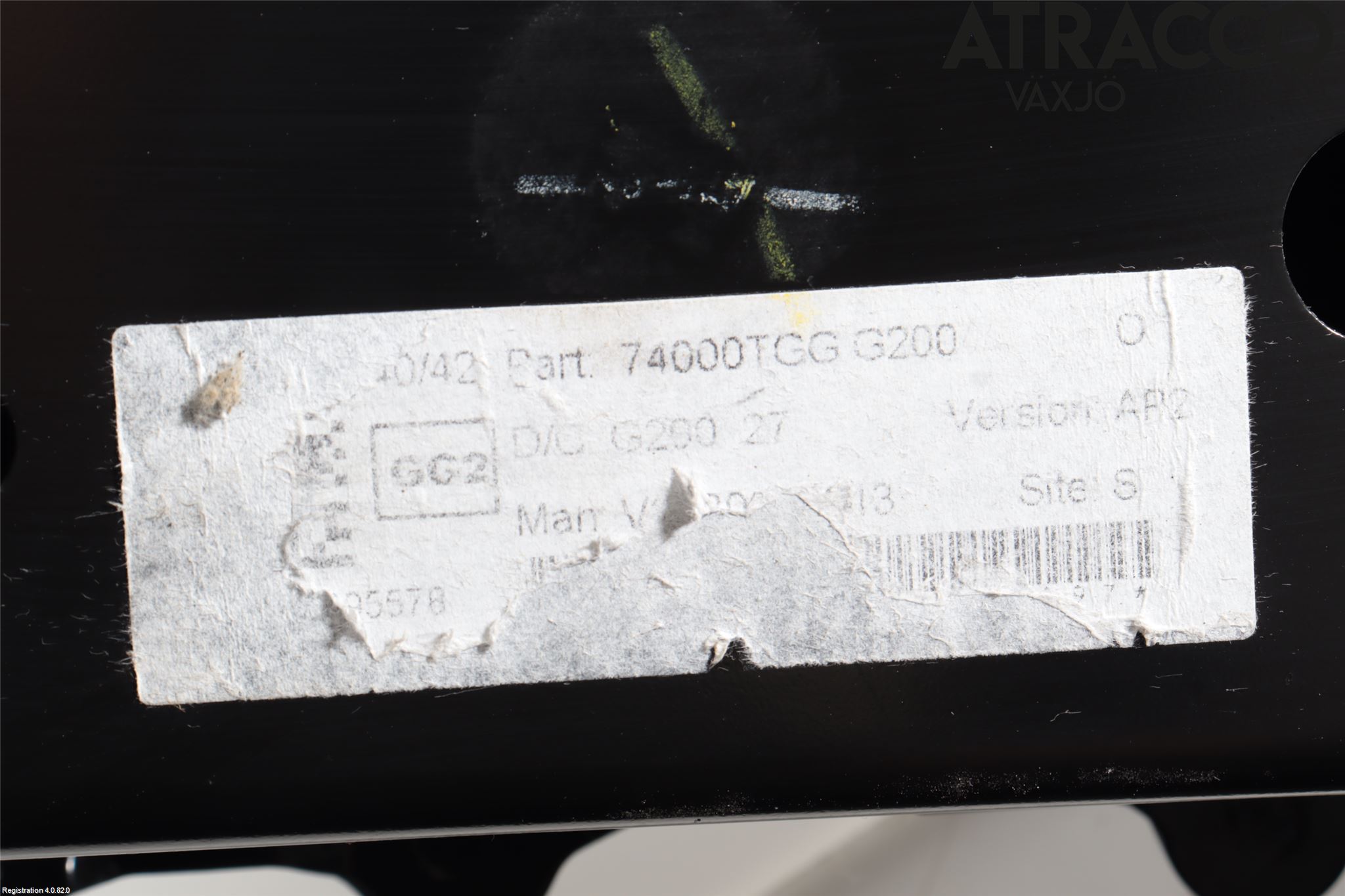 Honda CIVIC 17-22 Frontplåt Övre