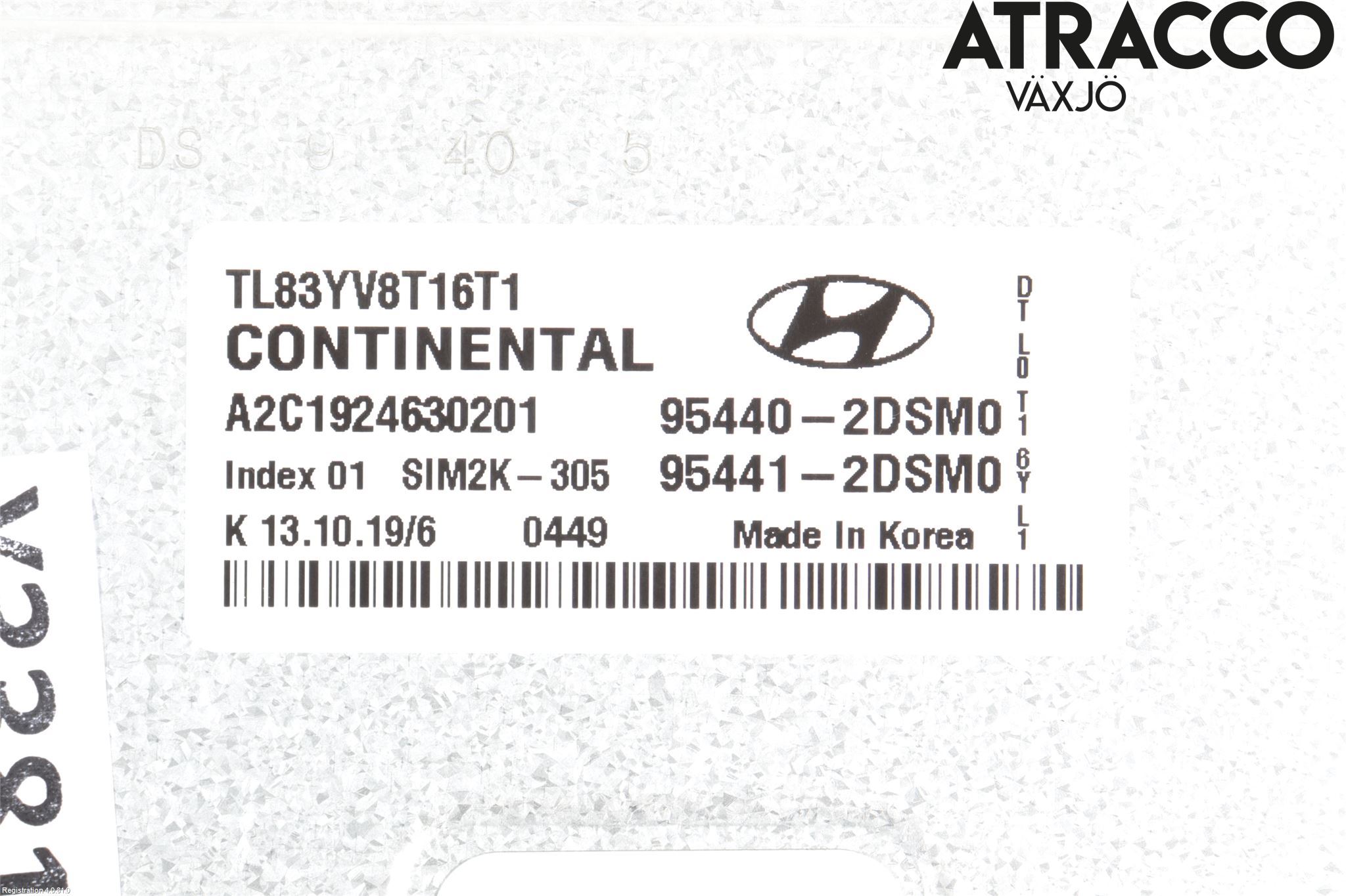 Hyundai TUCSON 05- Styrenhet Växellåda