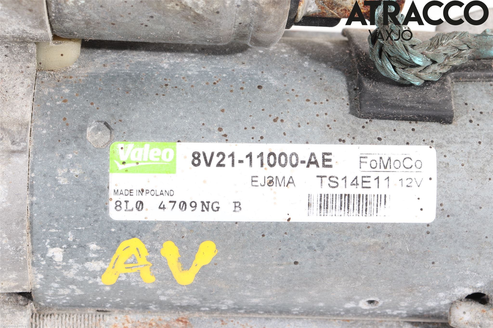 Ford FIESTA 09-12 Startmotor Diesel