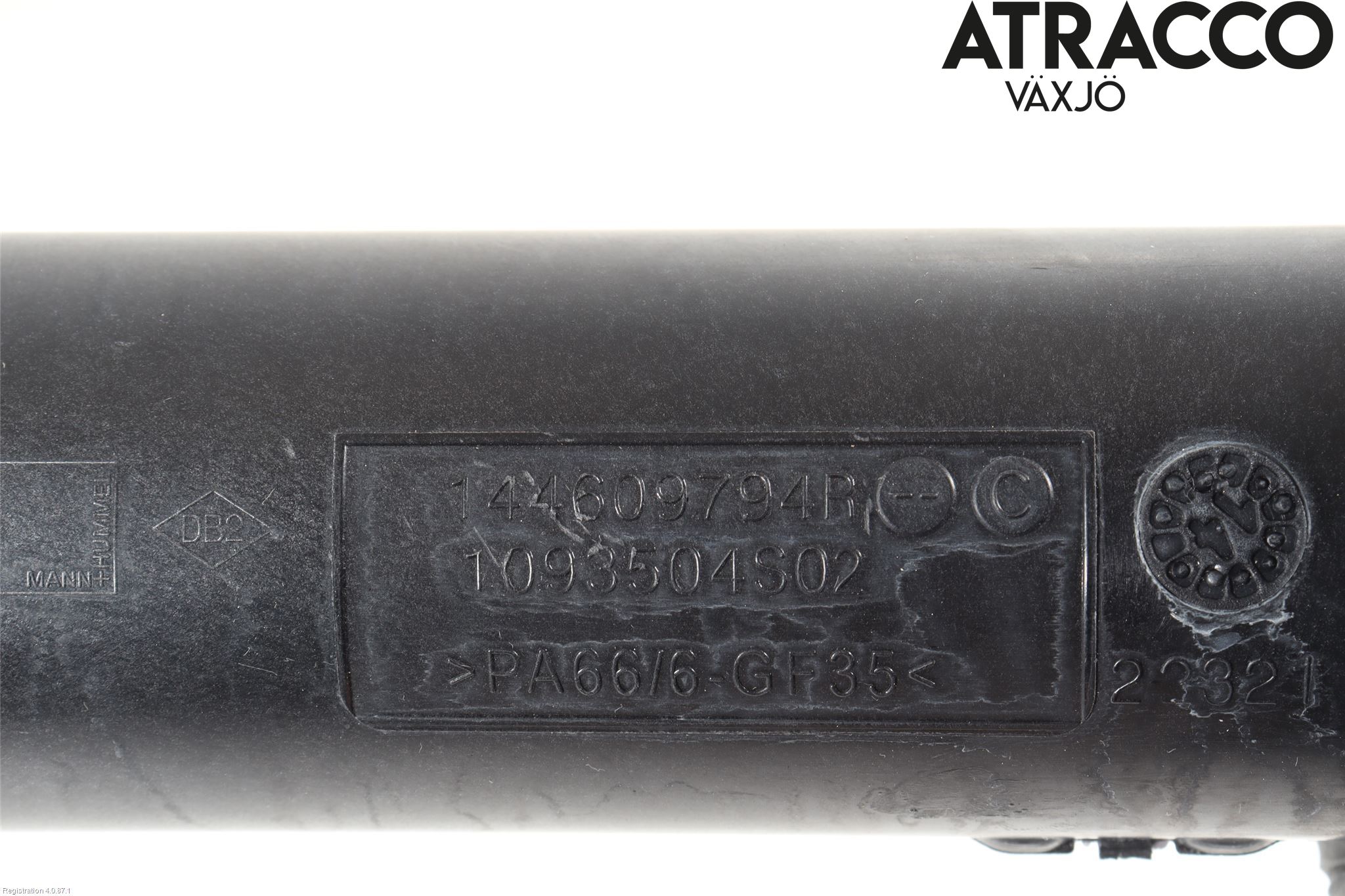 Renault MEGANE III 09-15 Laddluft-Intercoolerrör