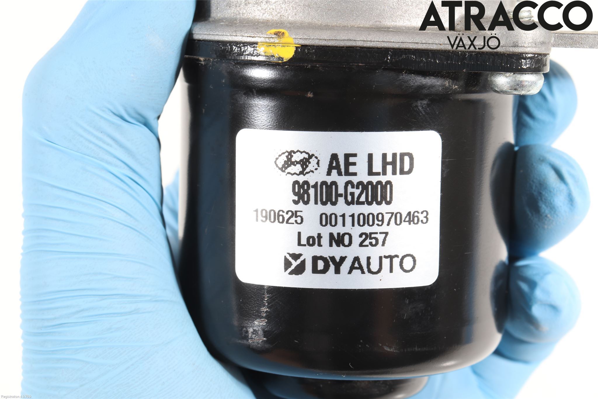Hyundai IONIQ AE 17-22 Torkarmotor Vindruta