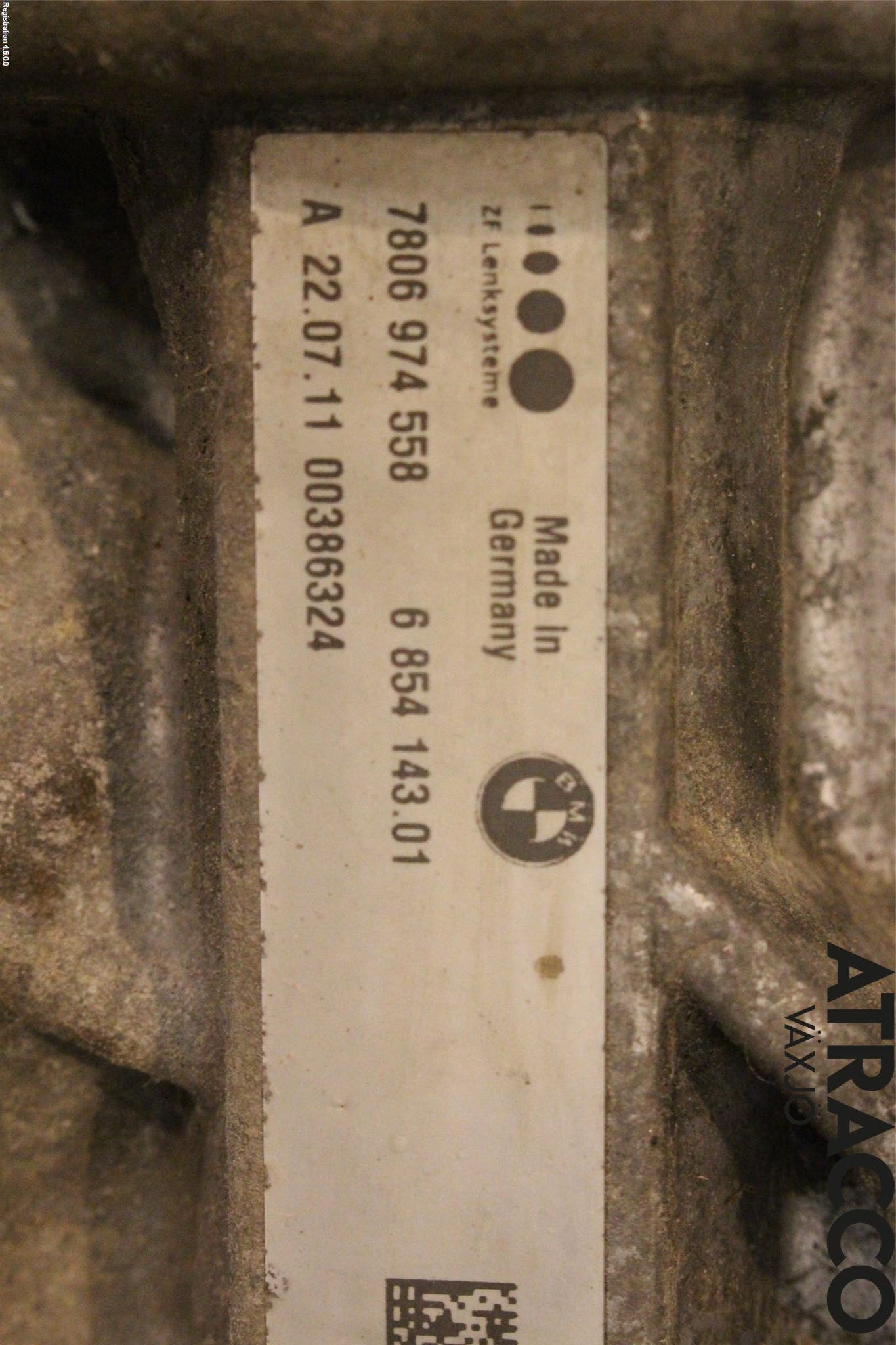 BMW 5 F10/F11/F18 09-17 Styrväxel-Snäcka Elektrisk