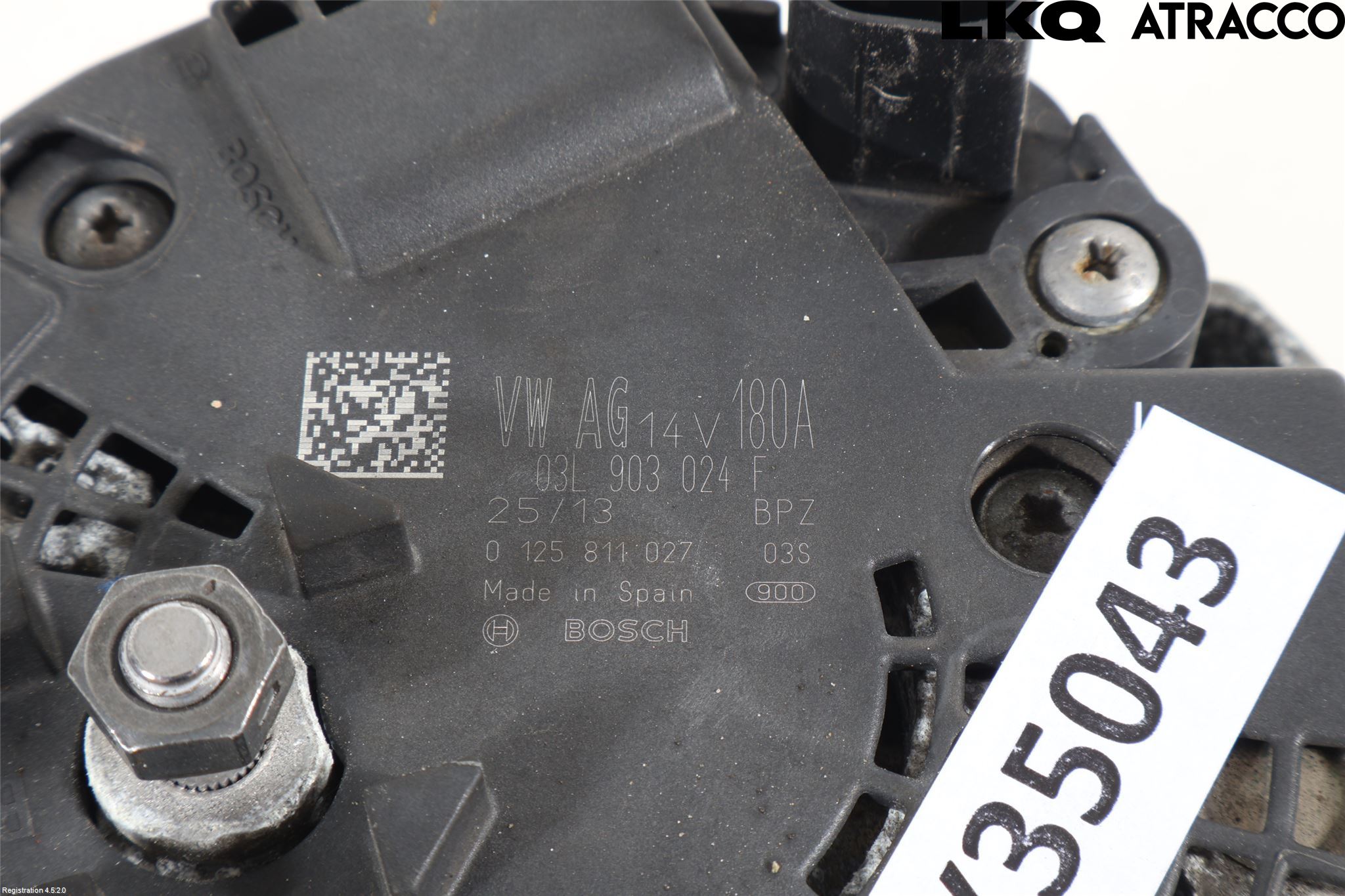 Volkswagen VW PASSAT 11-14 Generator