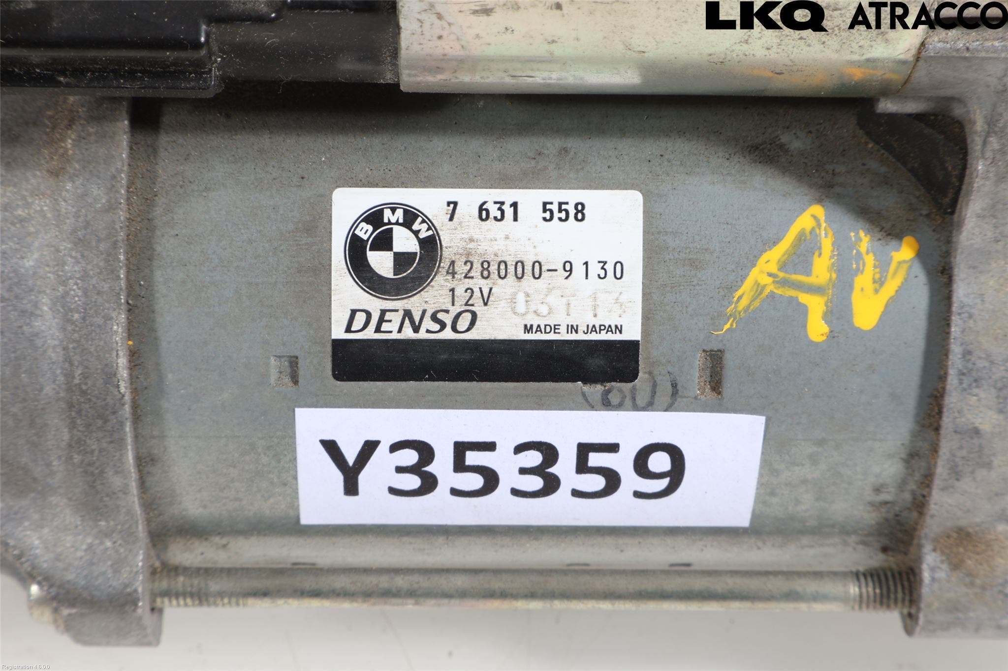 BMW 5 F10/F11/F18 09-17 Startmotor