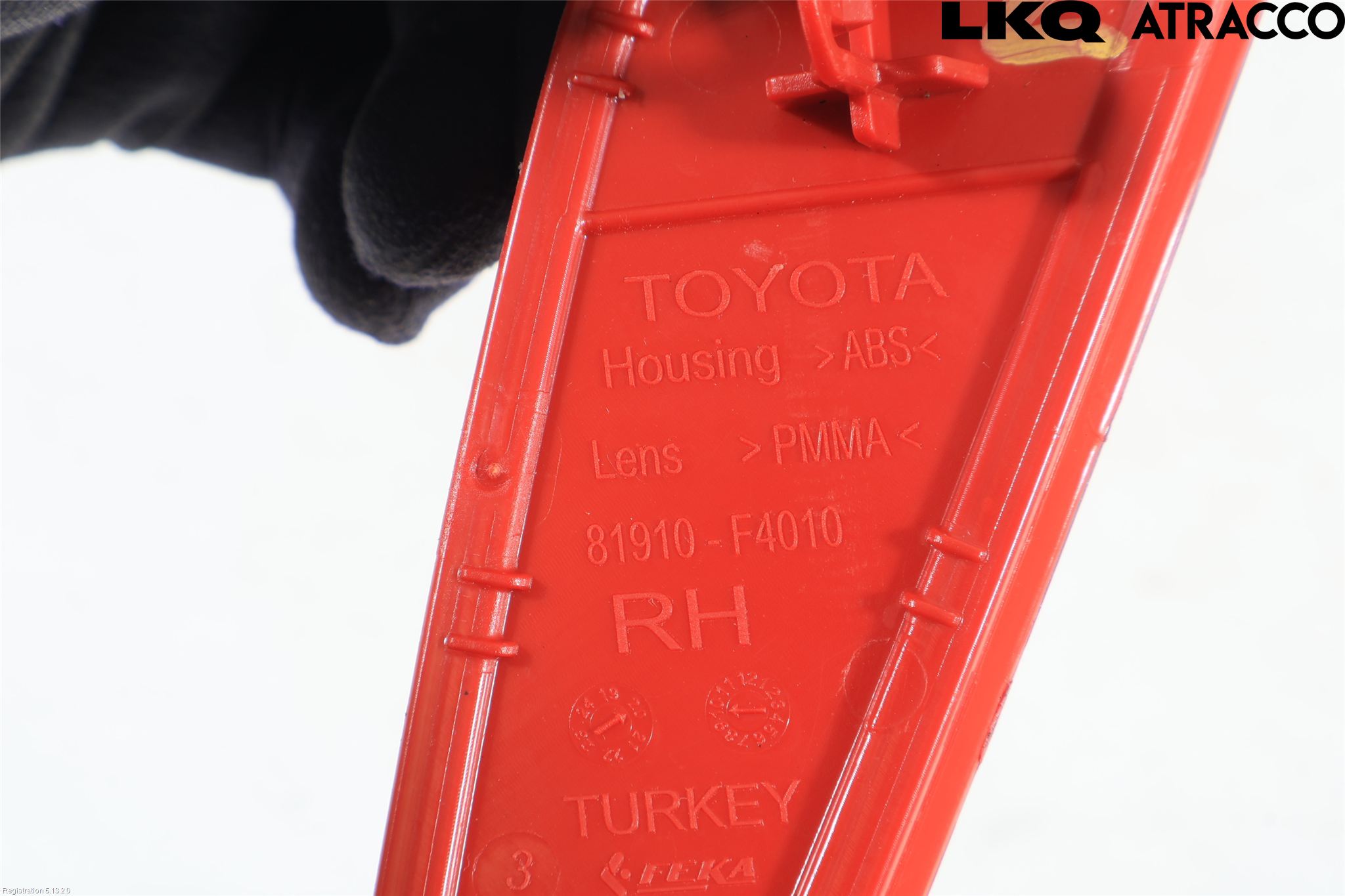 Toyota YARIS XP21 20- Dimljus/Reflex Bak