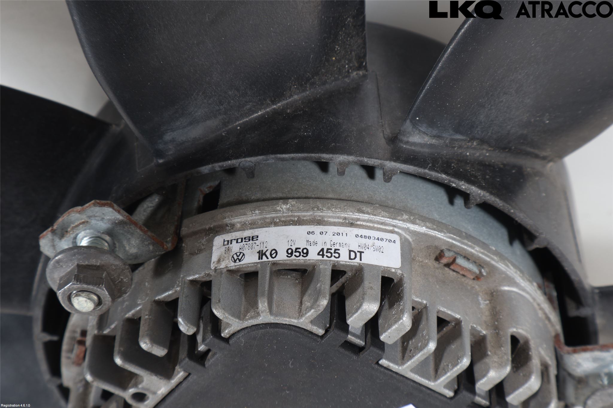 Volkswagen VW PASSAT 11-14 Kylfläkt El
