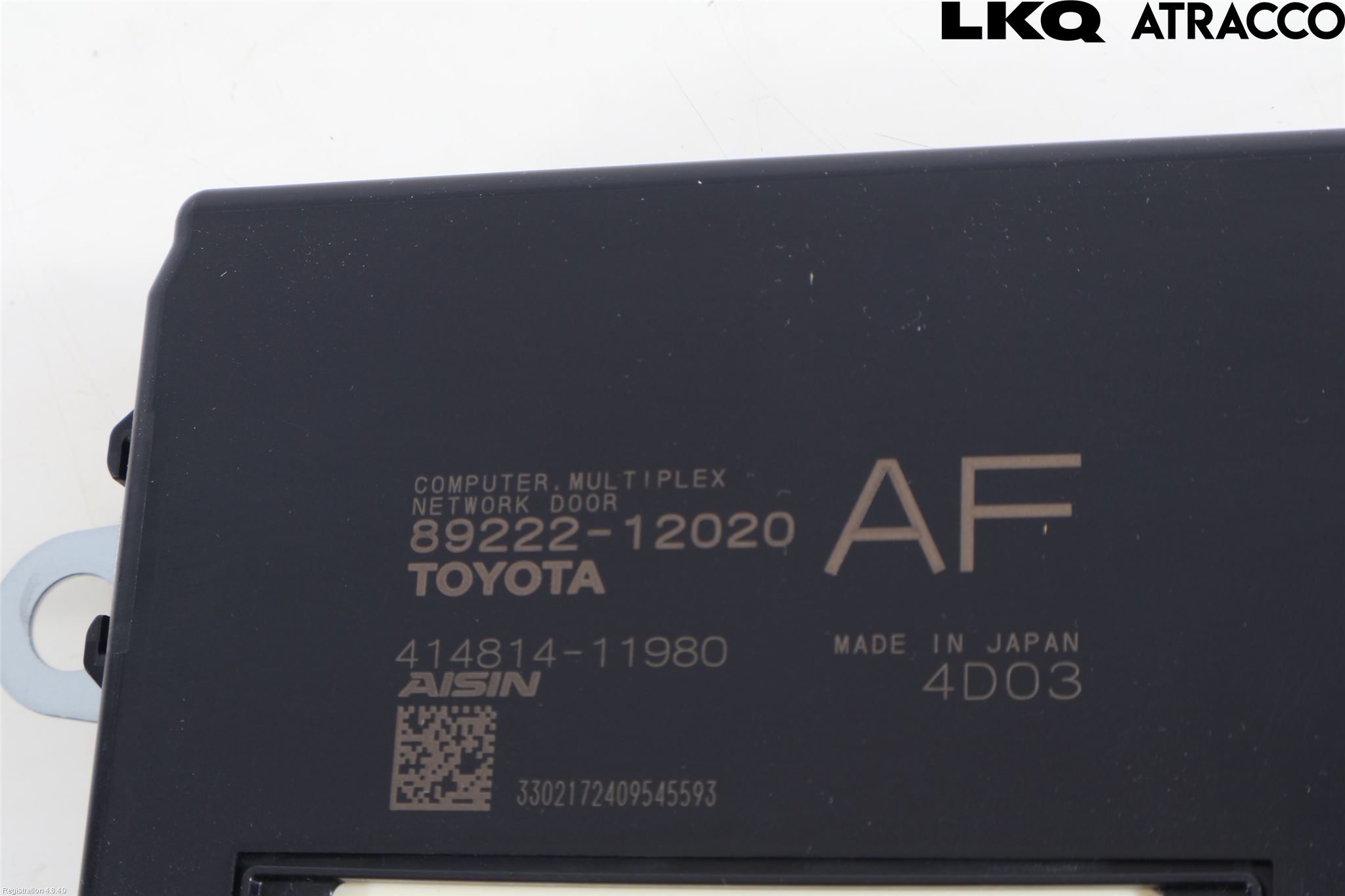 Toyota COROLLA 19- Styrenhet Baklucka