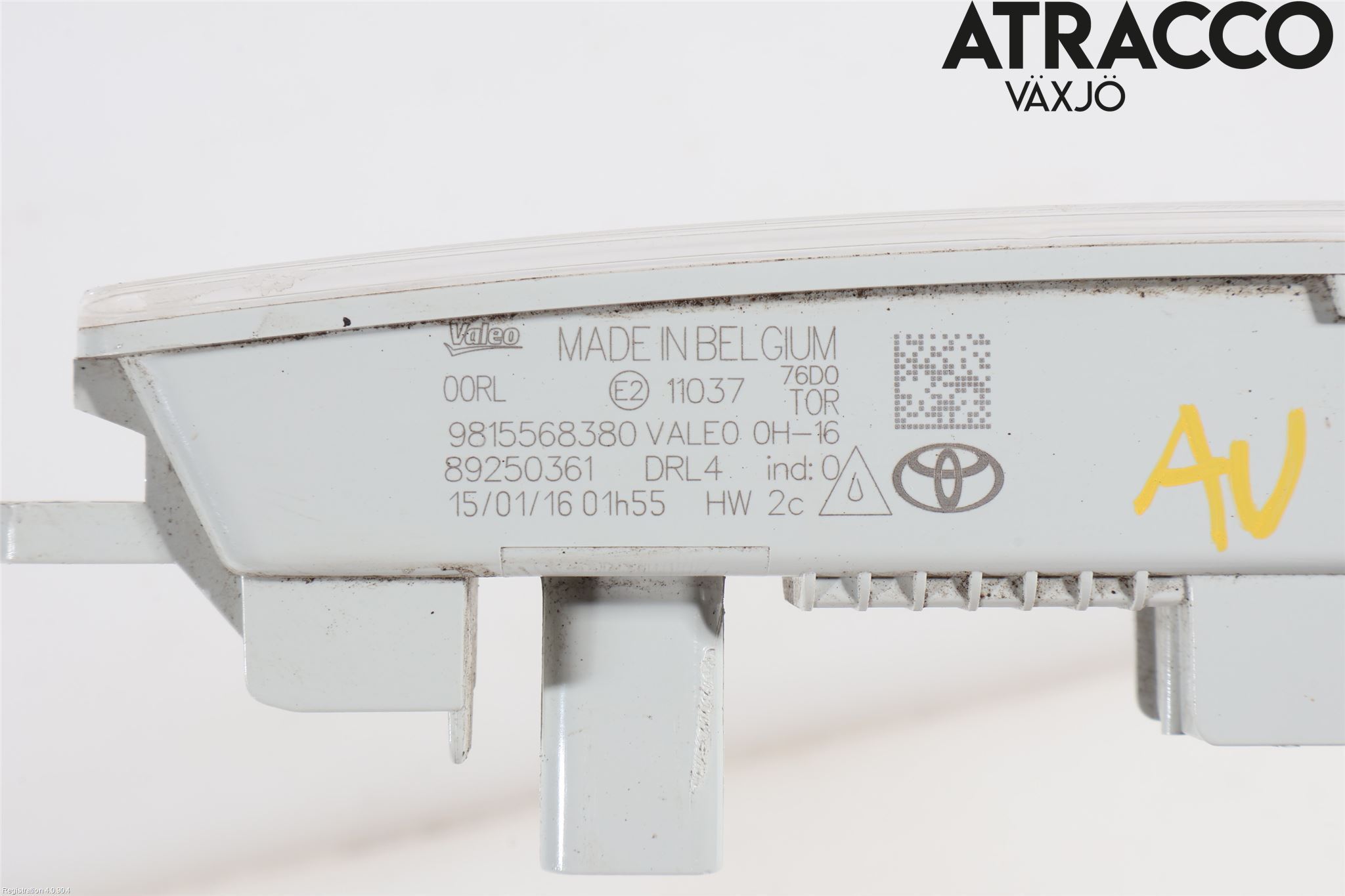 Toyota AYGO 15-21 Positionsljus Fram Vä