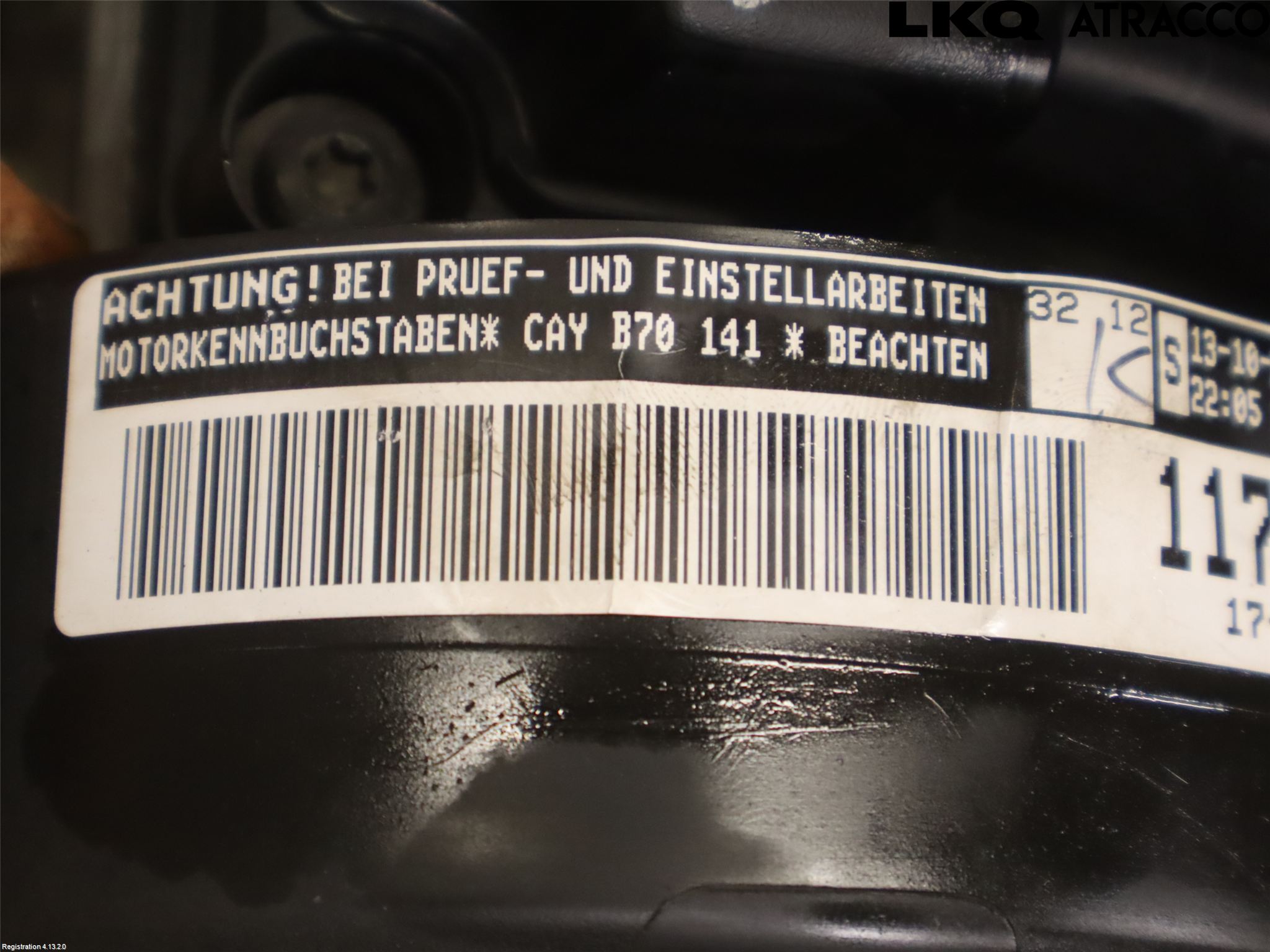 Volkswagen VW GOLF PLUS/CROSS GOLF 04-14 Motor Diesel