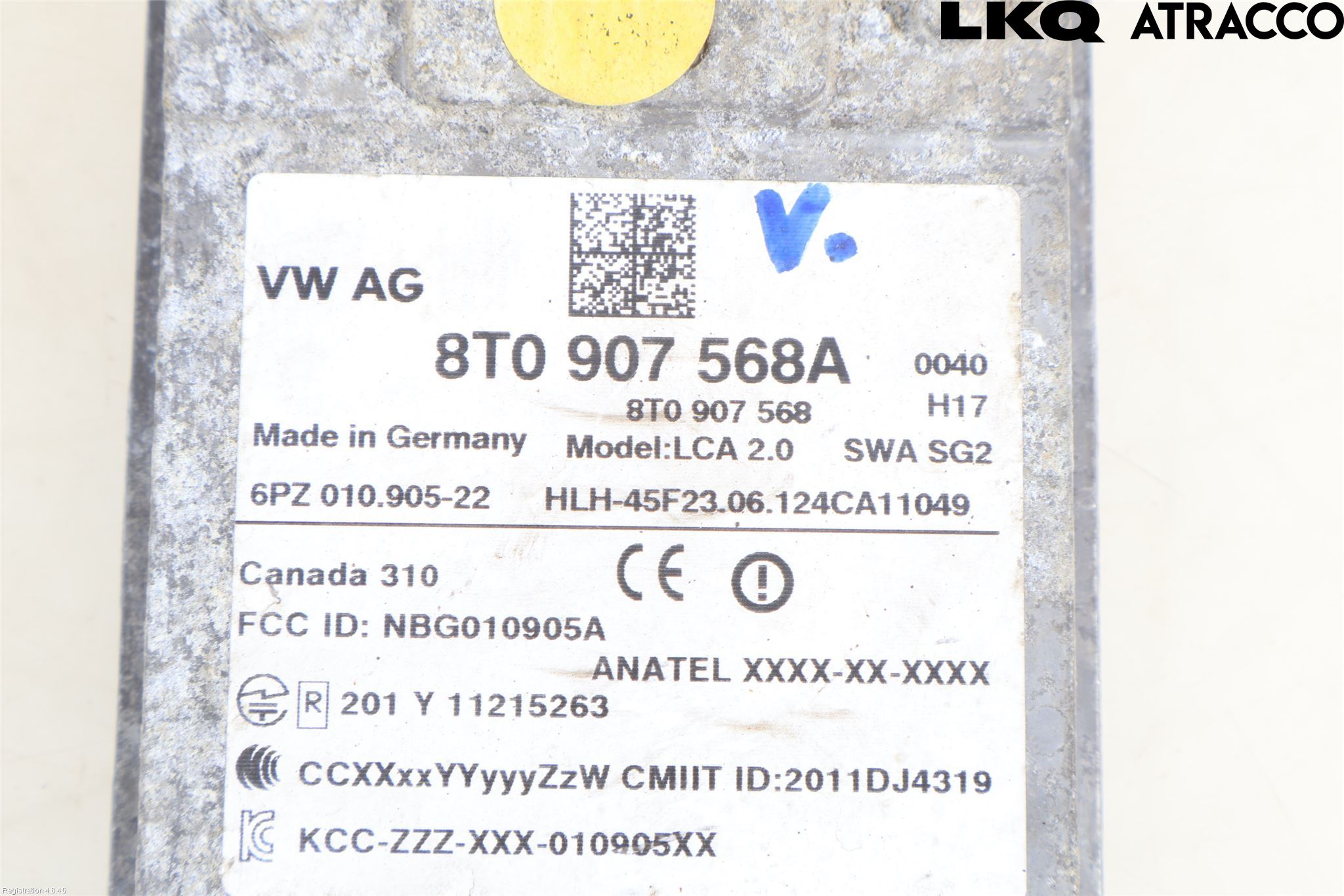 Audi A5 07-16 Sensor Aktivt Kollisionsskydd