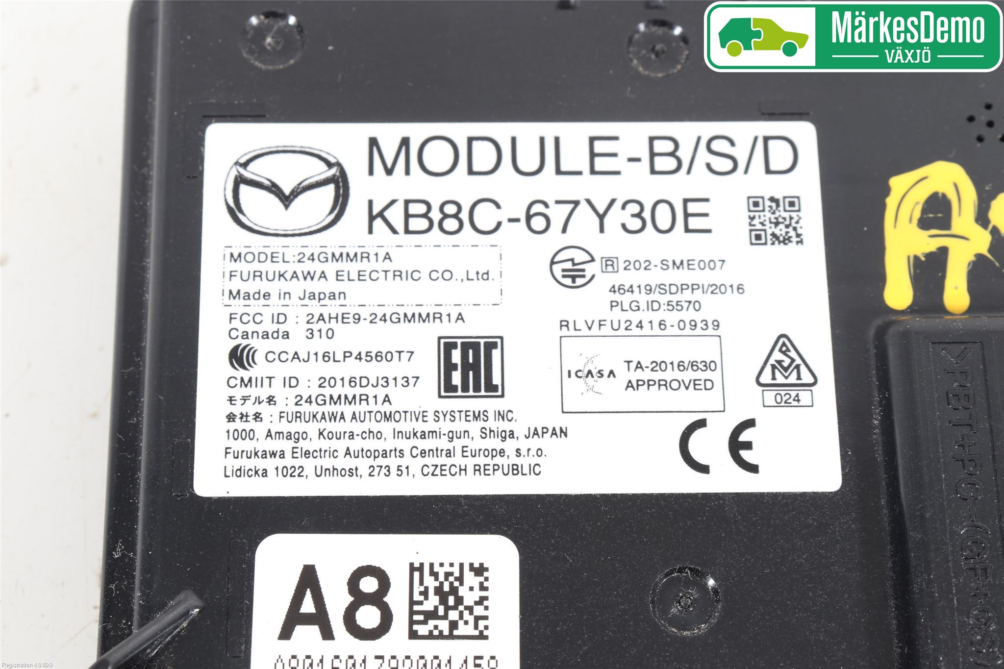 Mazda CX-5 17- Sensor Aktivt Kollisionsskydd