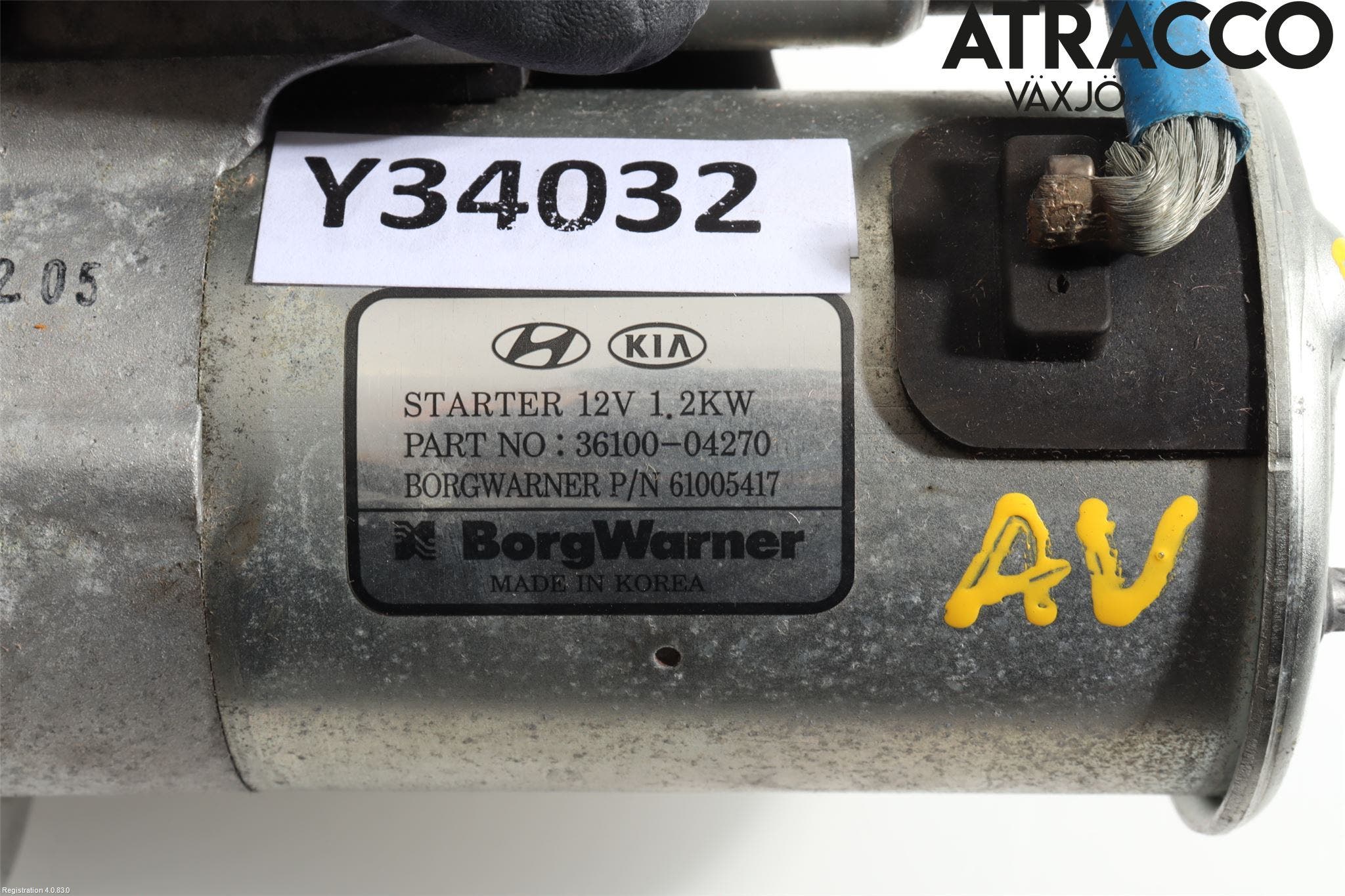 Hyundai i20 GB 15-20 Startmotor