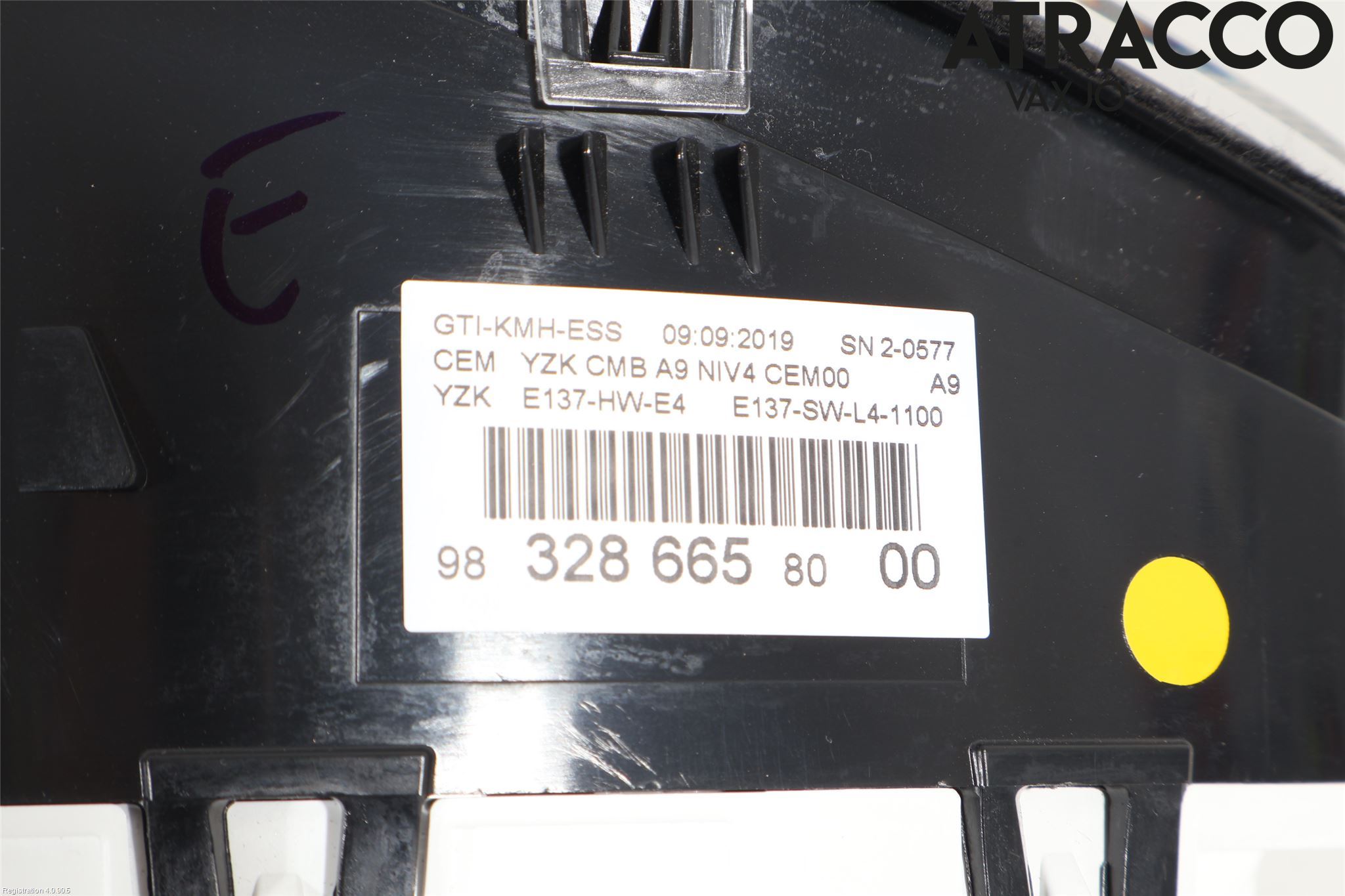 Peugeot 2008 13-20 Instrument Komb