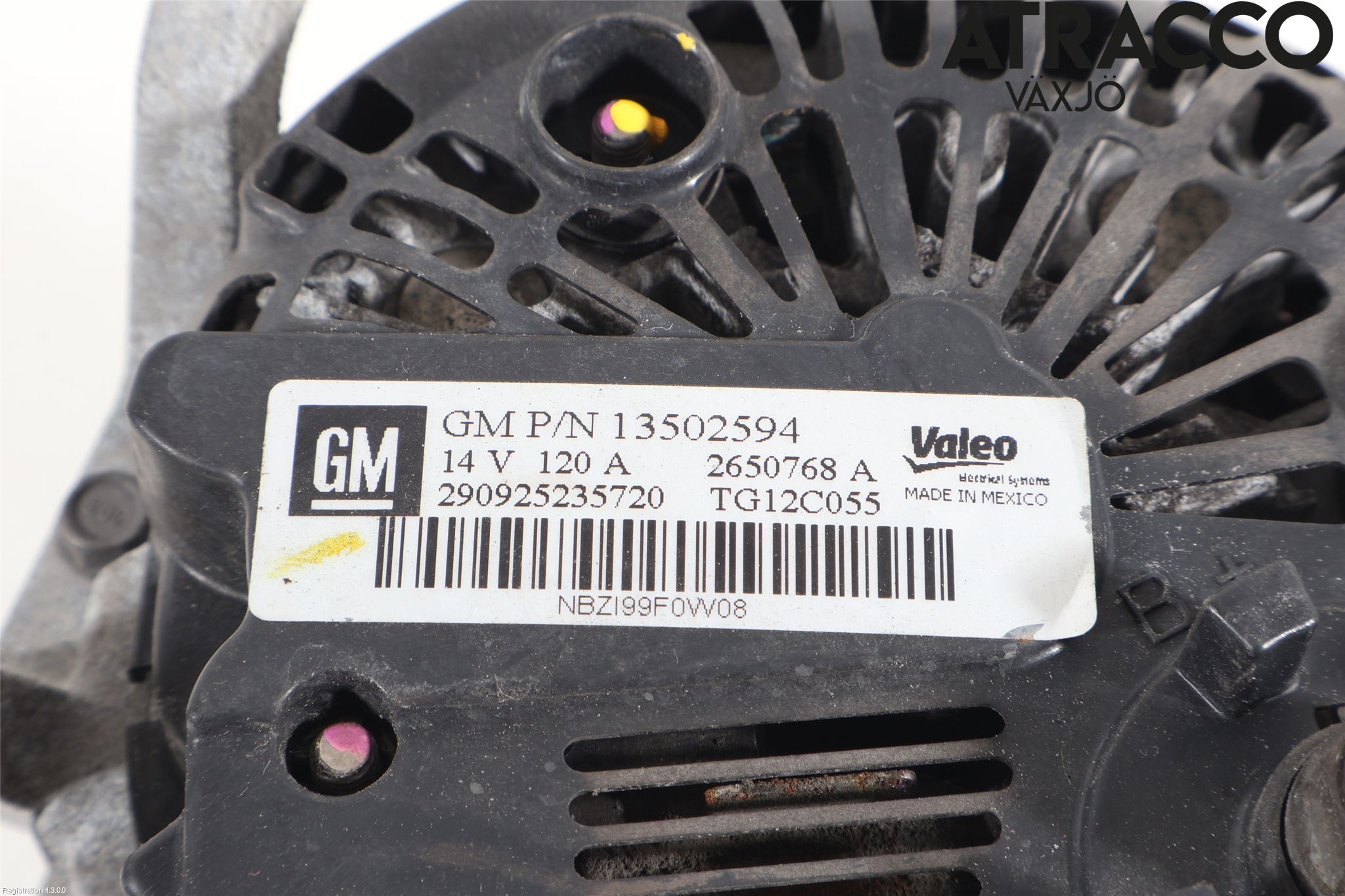 Opel ASTRA J 10-15 Generator