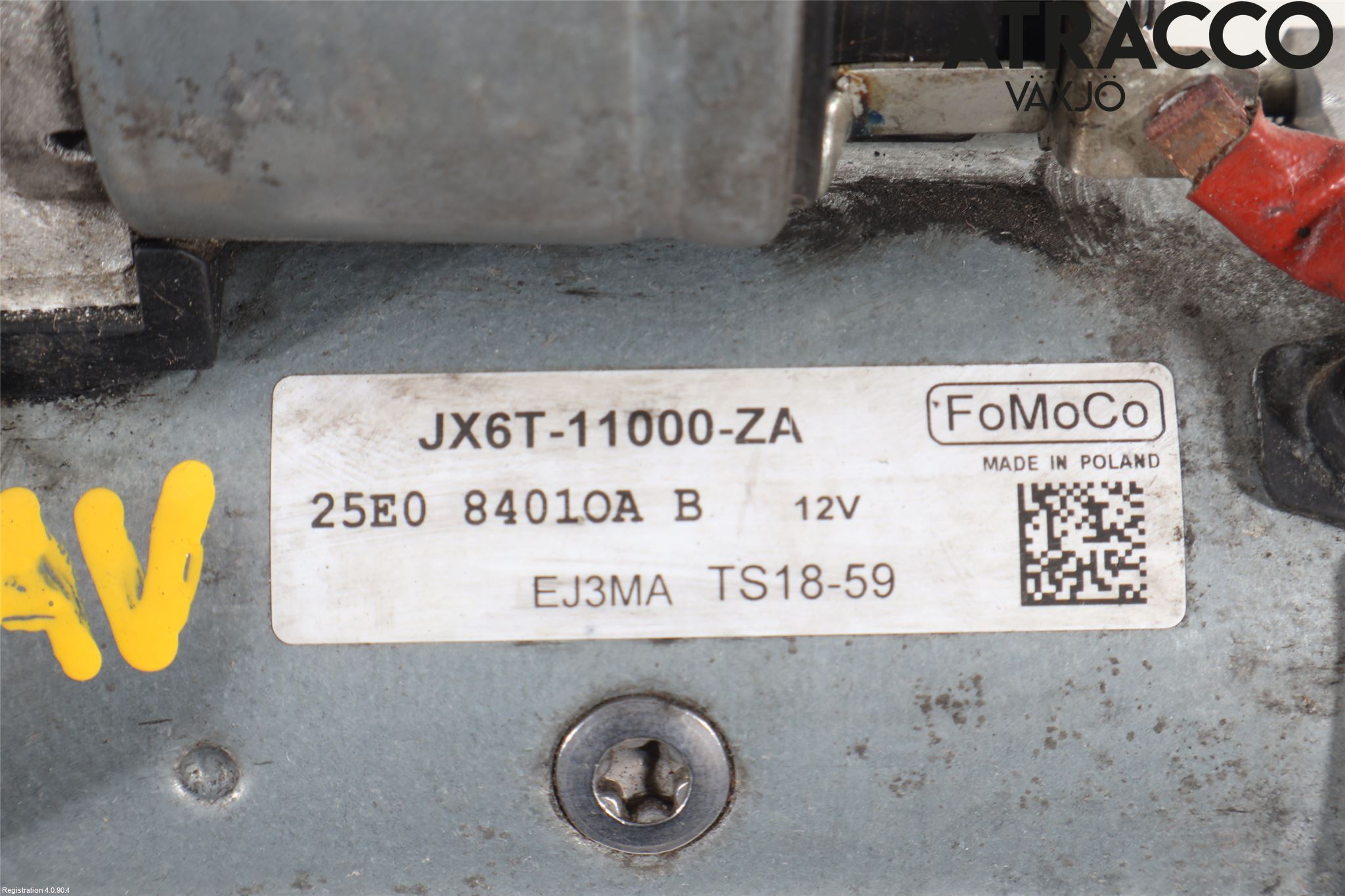 Ford FOCUS 19- Startmotor Diesel