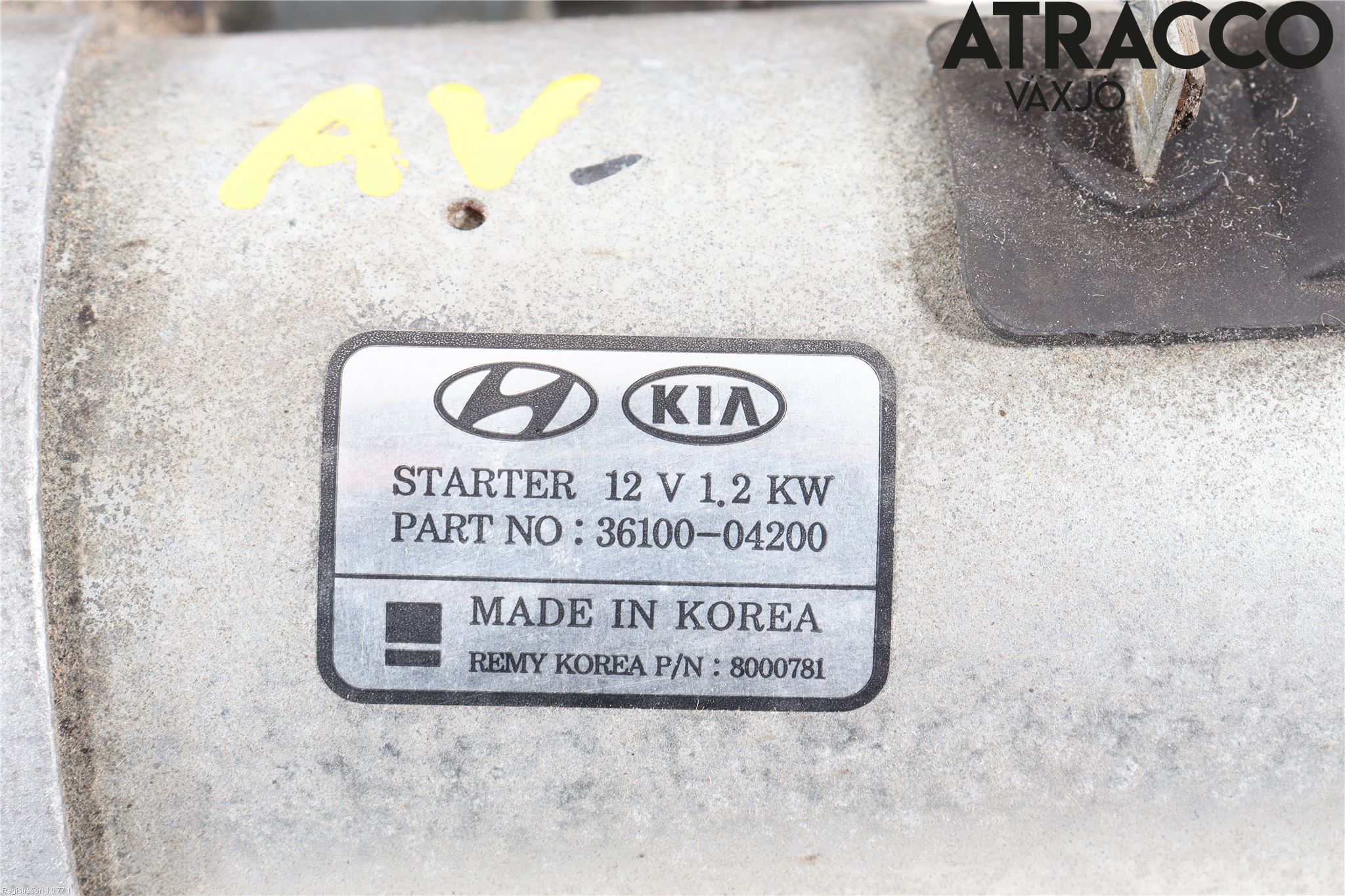 Hyundai KONA/ELECTRIC OS 18-23 Startmotor