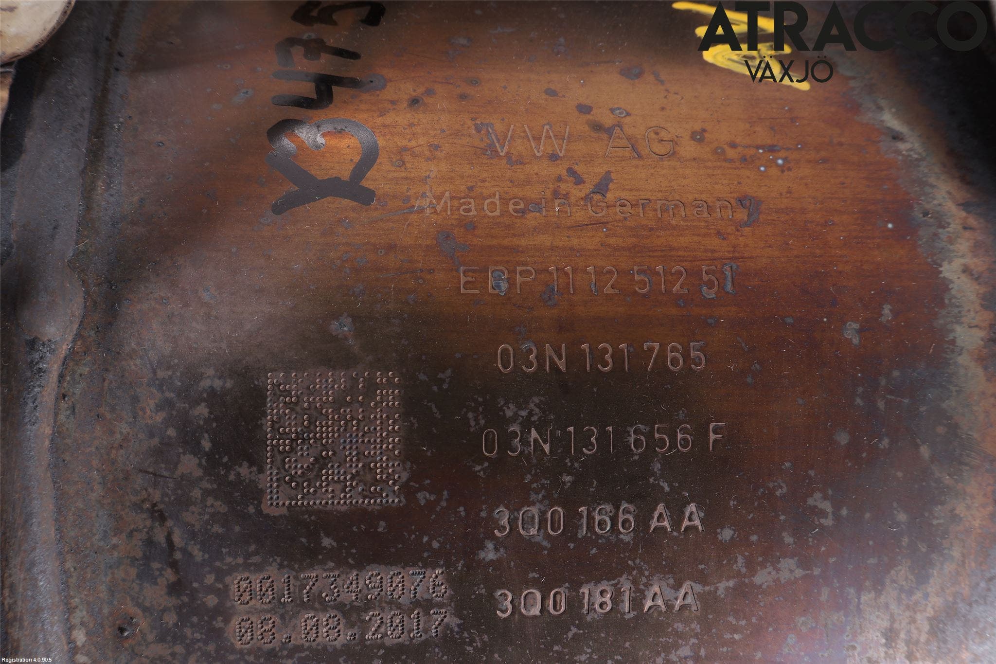 Volkswagen VW TIGUAN 16-24 Avgas Partikelfilter