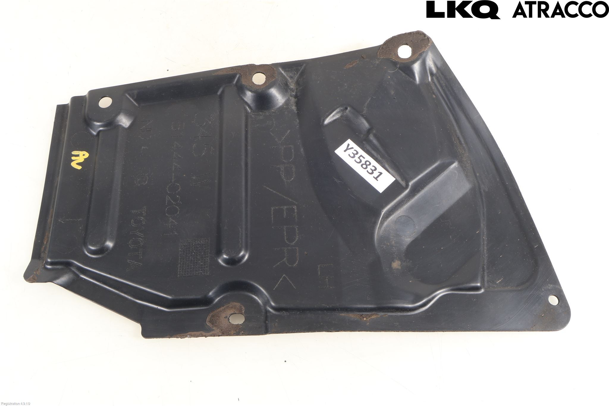 Toyota AURIS 07-09 Hasplåt Plåt-Plast