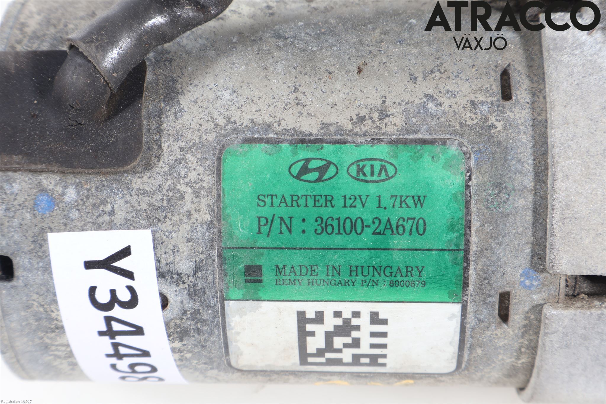Kia VENGA 10-19 Startmotor Diesel