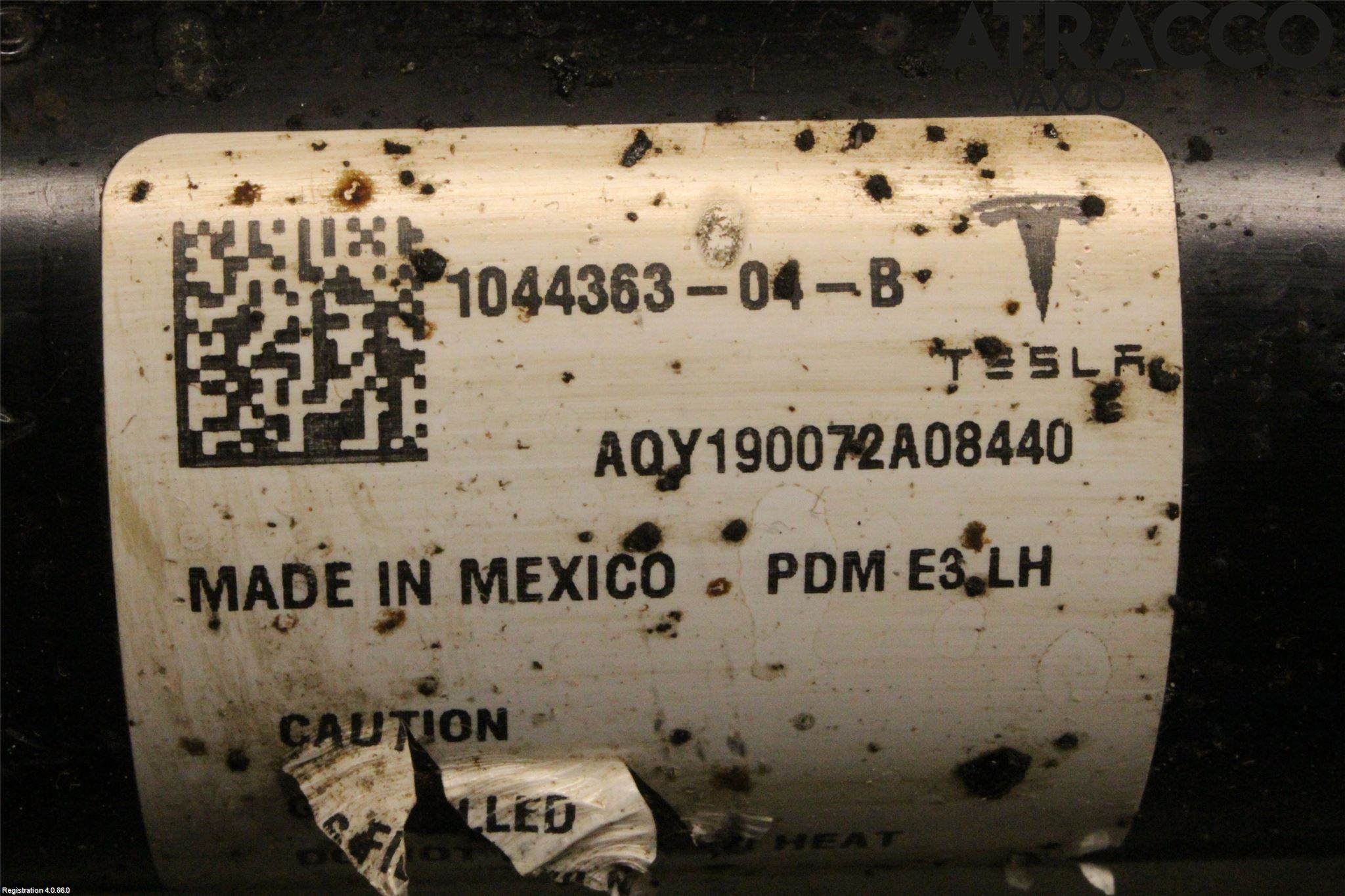 Tesla MODEL 3 17- Fjäderben Fram Vänster