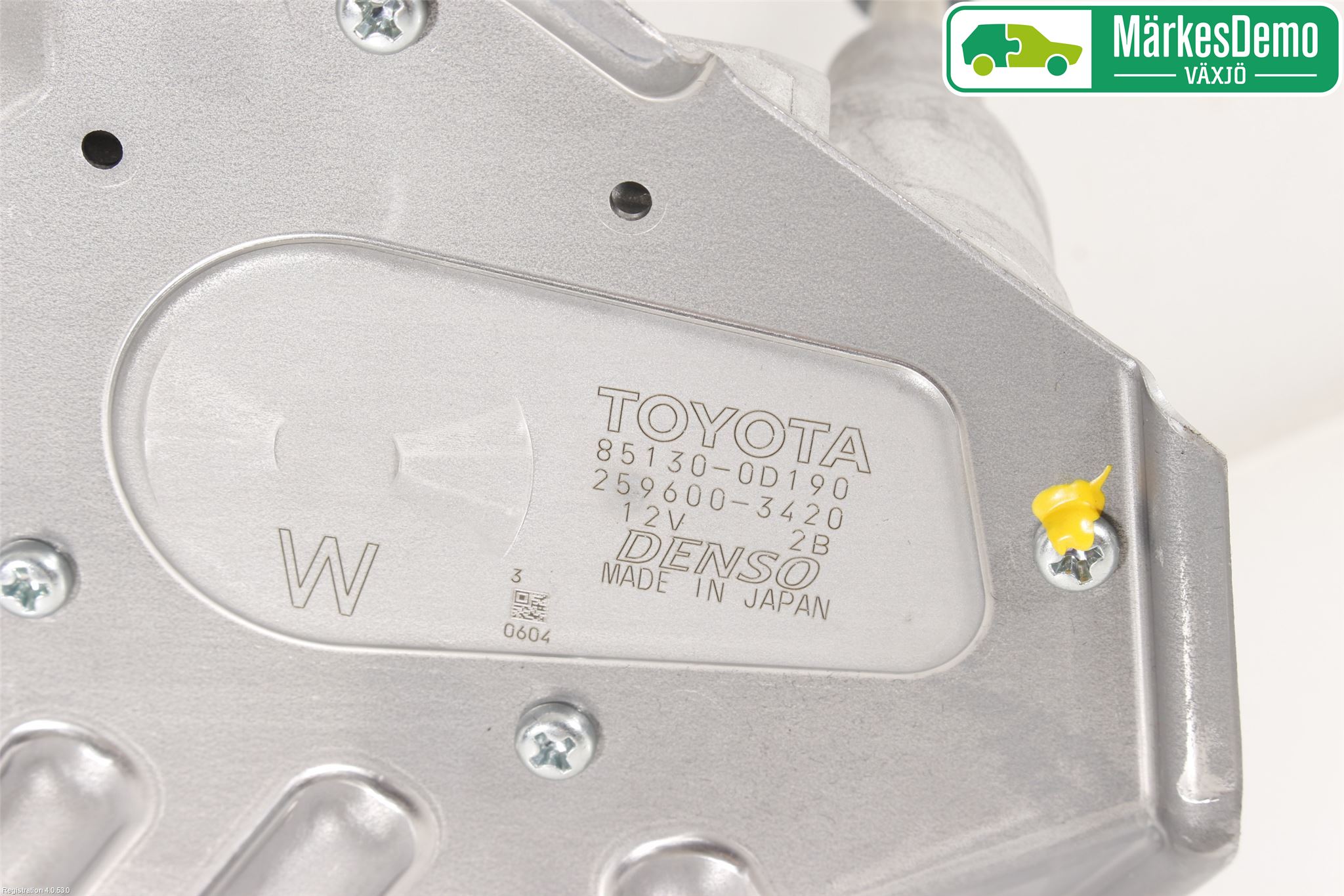 Toyota YARIS XP130 15-20 Torkarmotor Baklucka