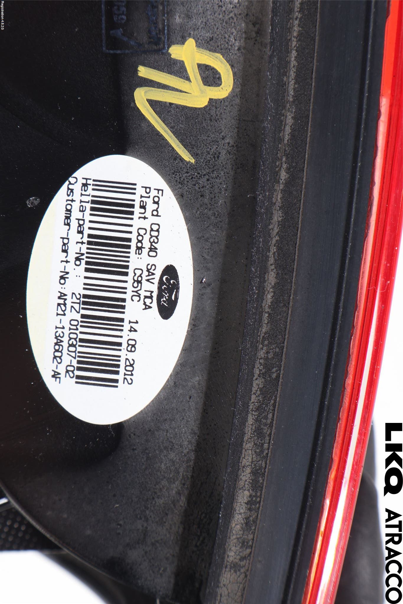 Ford S-MAX 06-15 Bakljus Lucka Hö