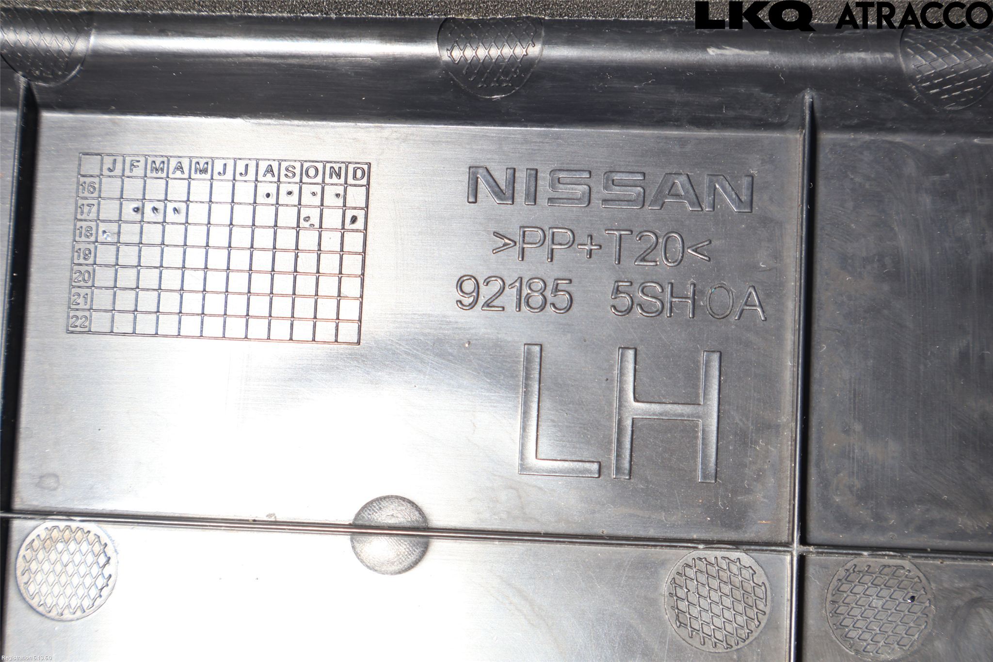 Nissan LEAF 18- Deflektor Plåt-Plast Kylning