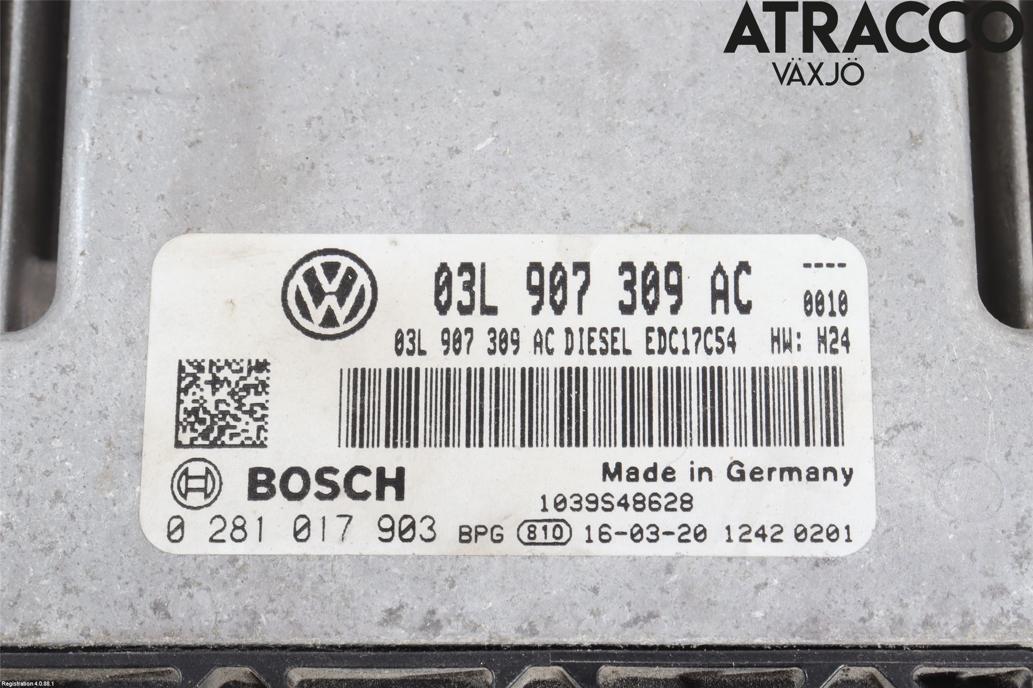 Volkswagen VW AMAROK 2H 10-22 Styrenhet Inspump Diesel