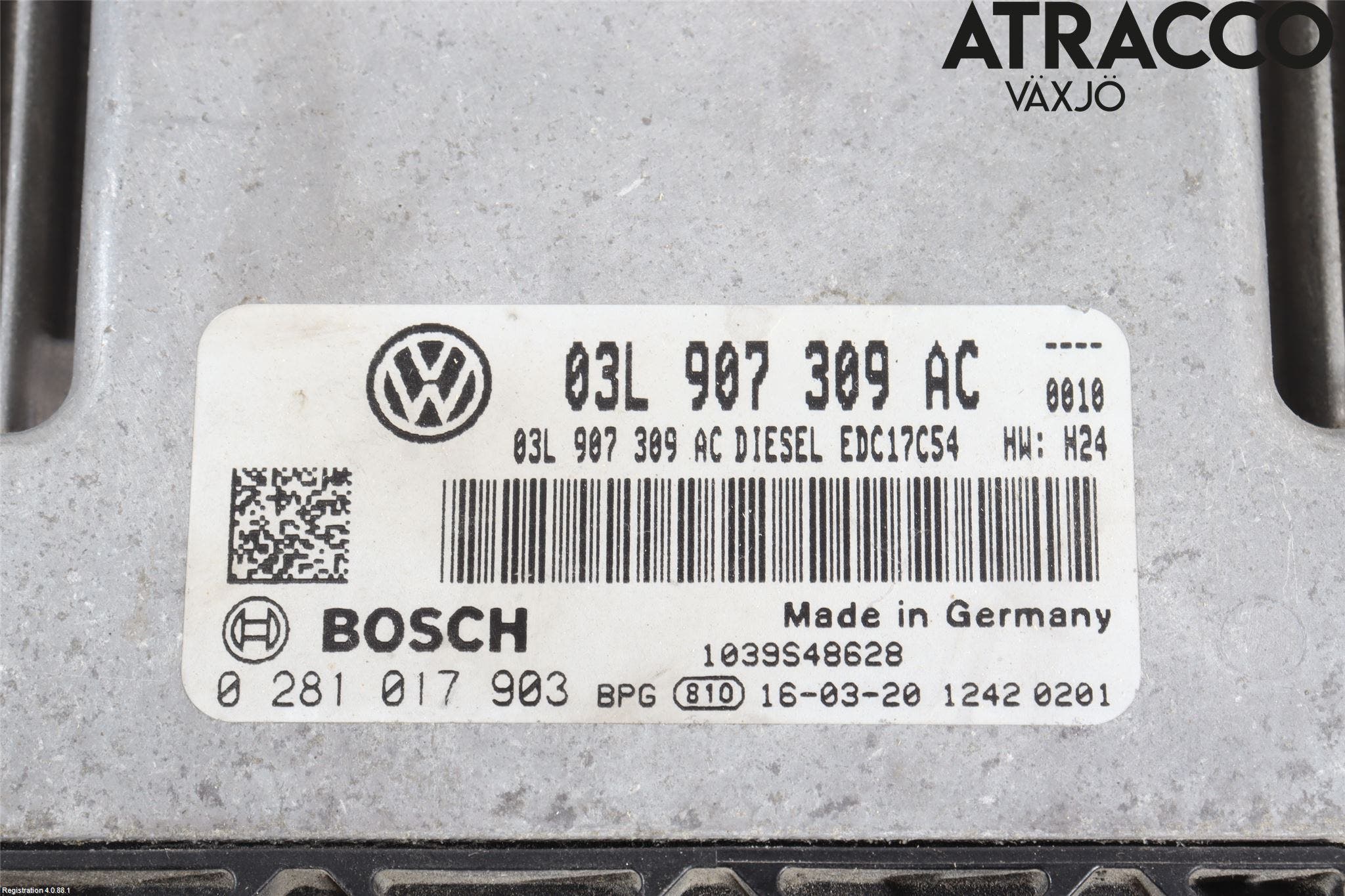 Volkswagen VW AMAROK 2H 10-22 Styrenhet Inspump Diesel