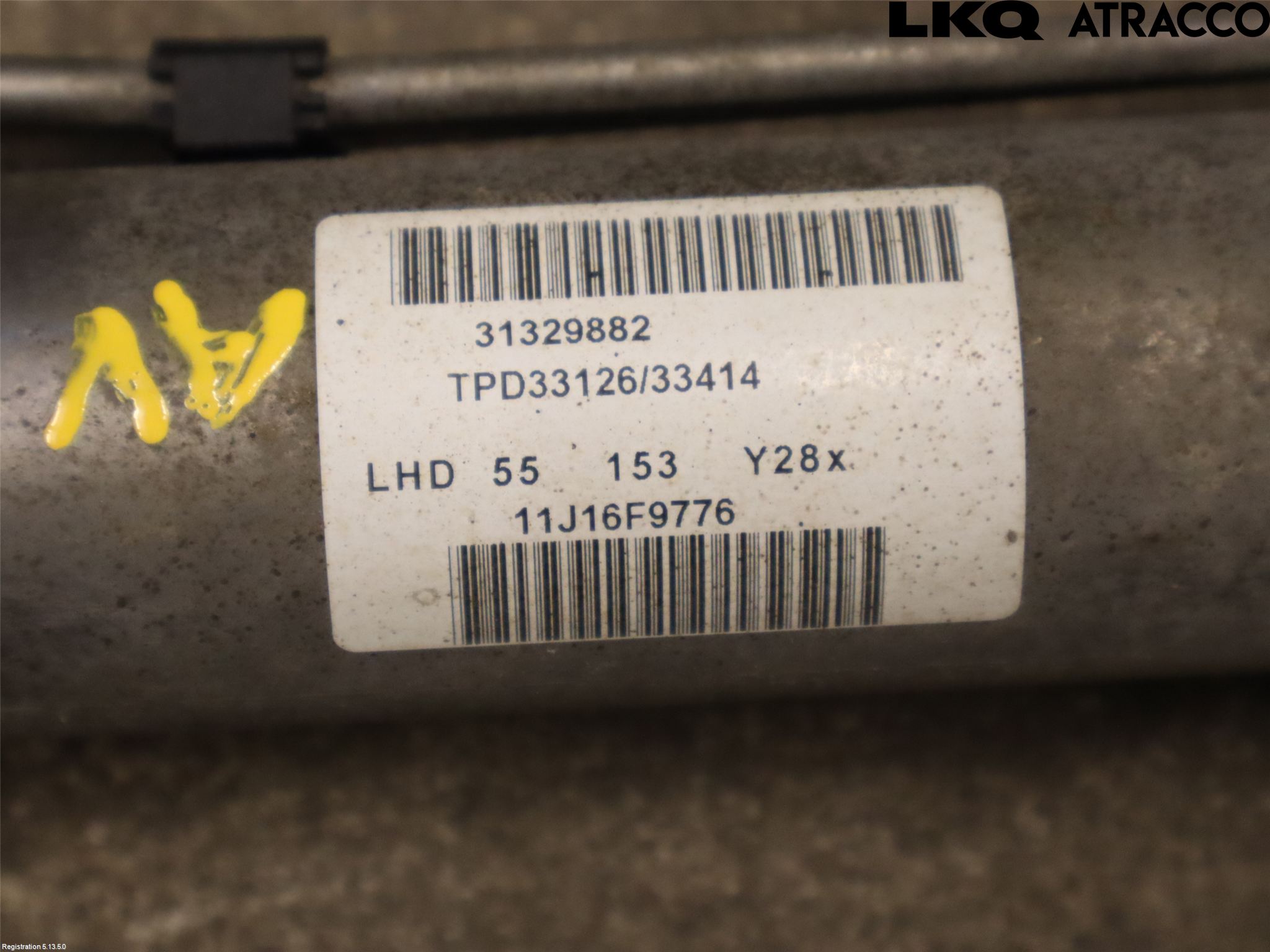 Volvo V70 08-13 Styrväxel Servo -Snäcka