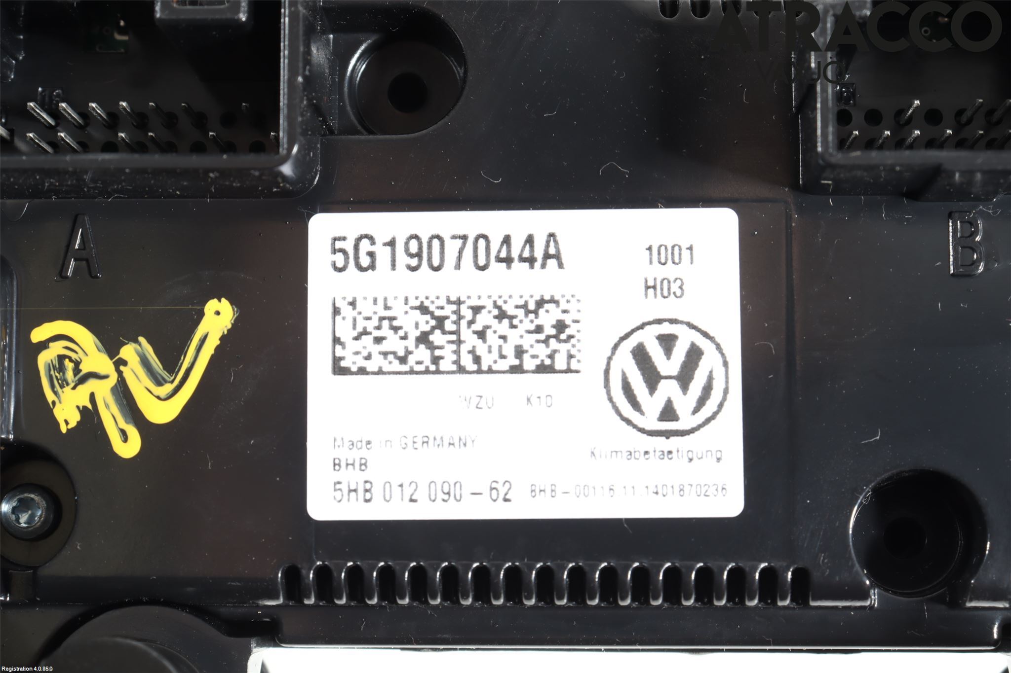 Volkswagen VW PASSAT 15-19 Ac Styrenhet Ac Manöveren
