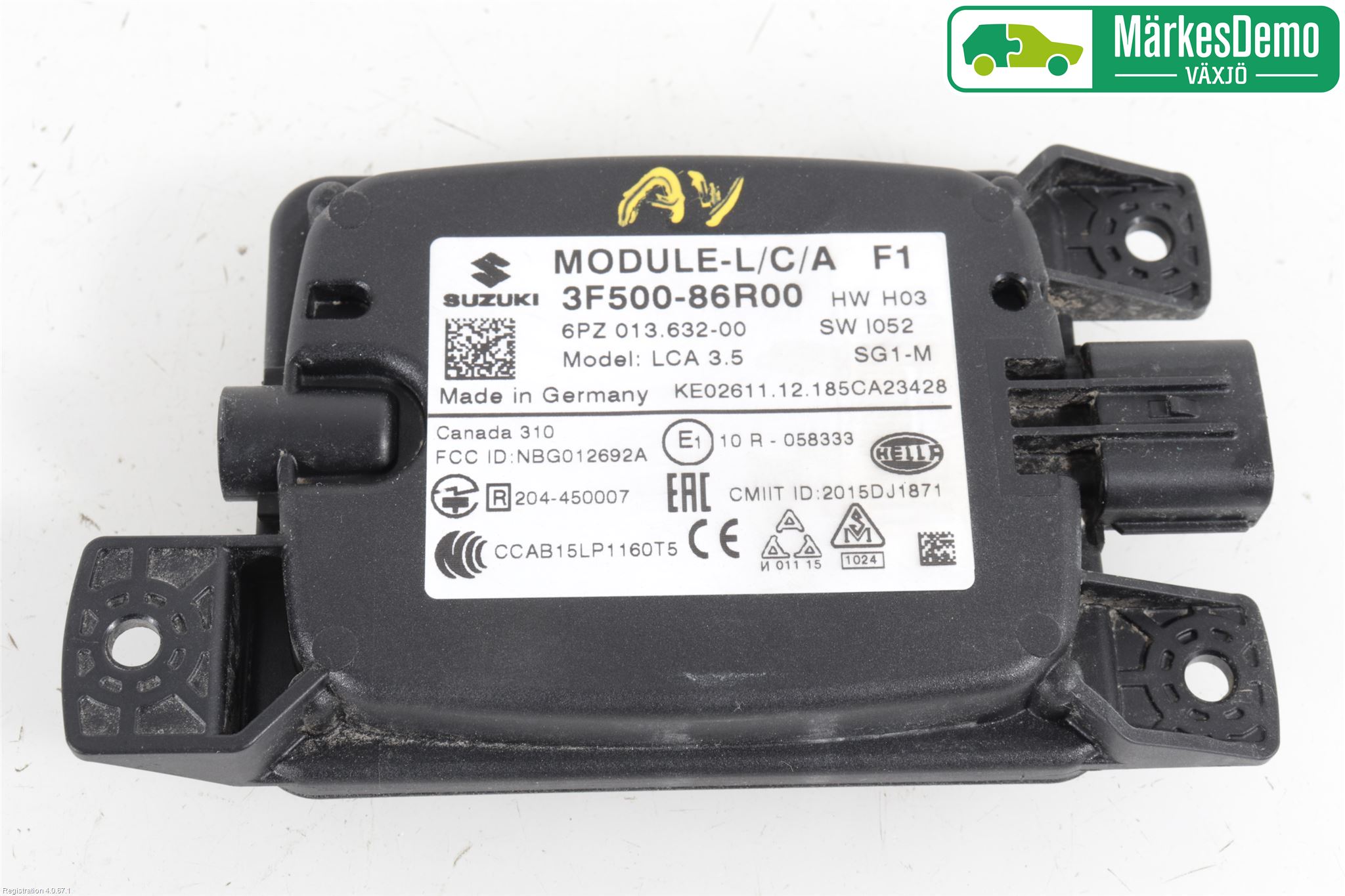 Suzuki VITARA 15- Sensor Aktivt Kollisionsskydd