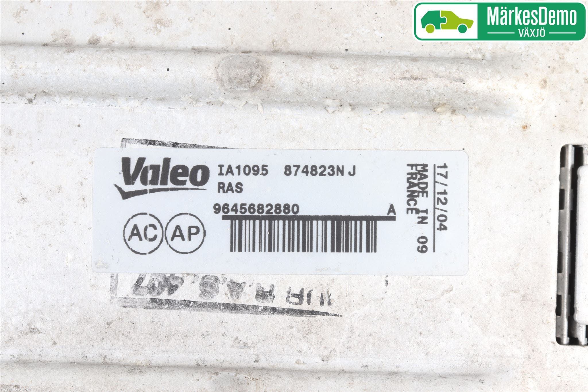 Peugeot 407 Laddluft-Intercooler Kyl