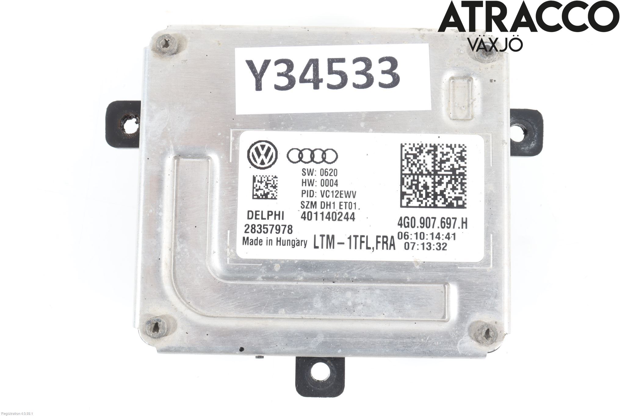 Volkswagen VW PASSAT 15-19 Styrenhet Strålkastare