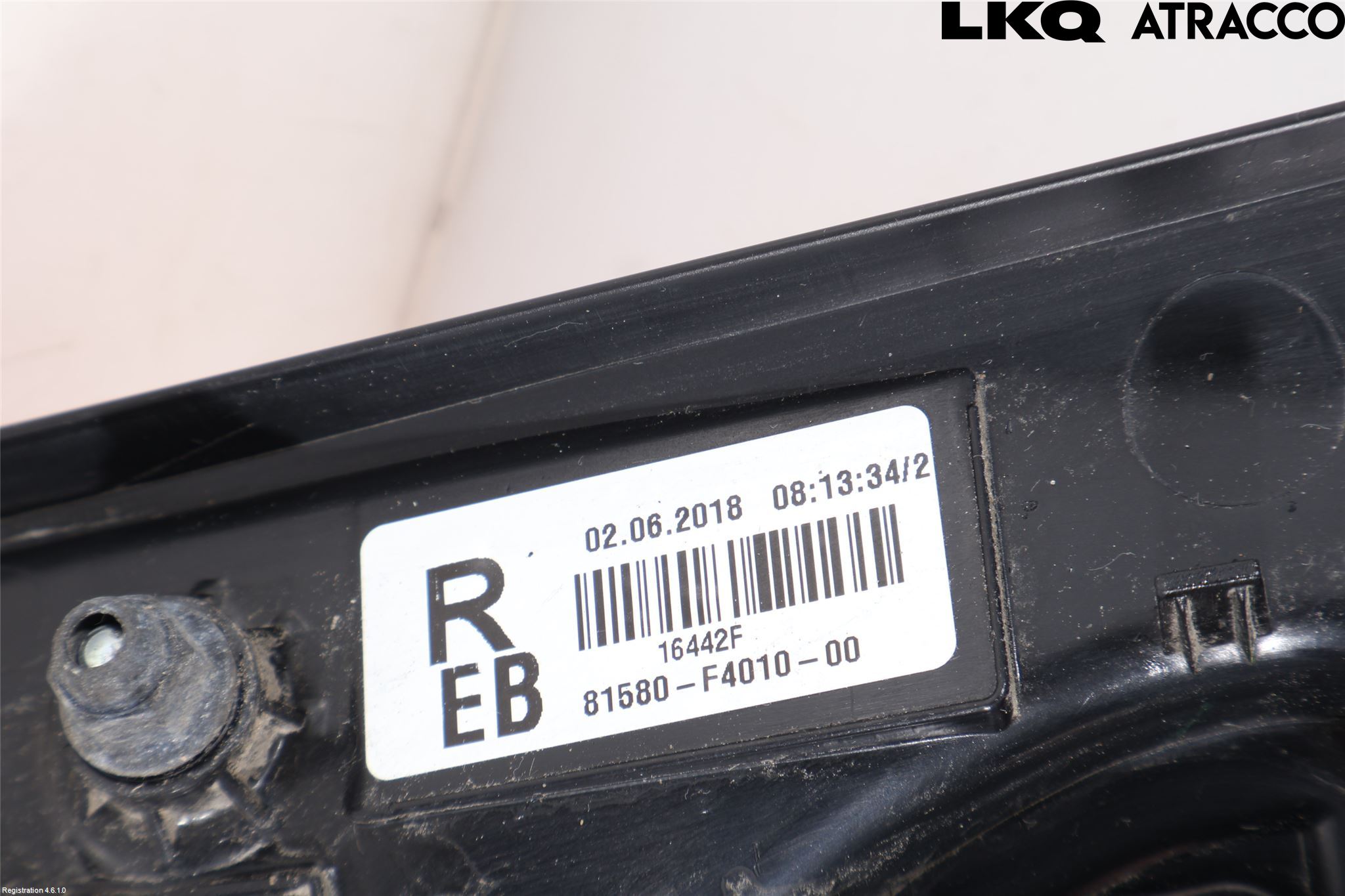 Toyota C-HR 16-23 Bakljus Lucka Hö