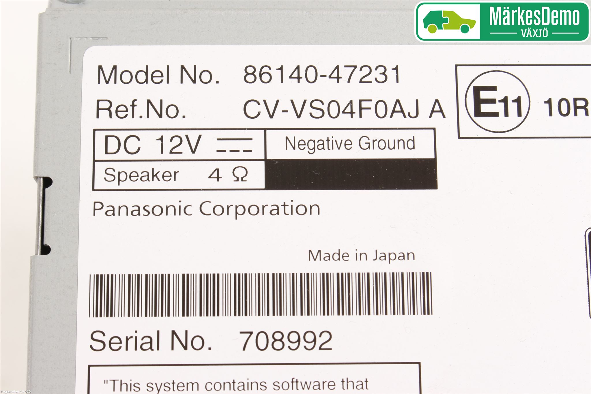 Toyota PRIUS+ ZVW40 12-20 Cd Radio - Multimediapanel