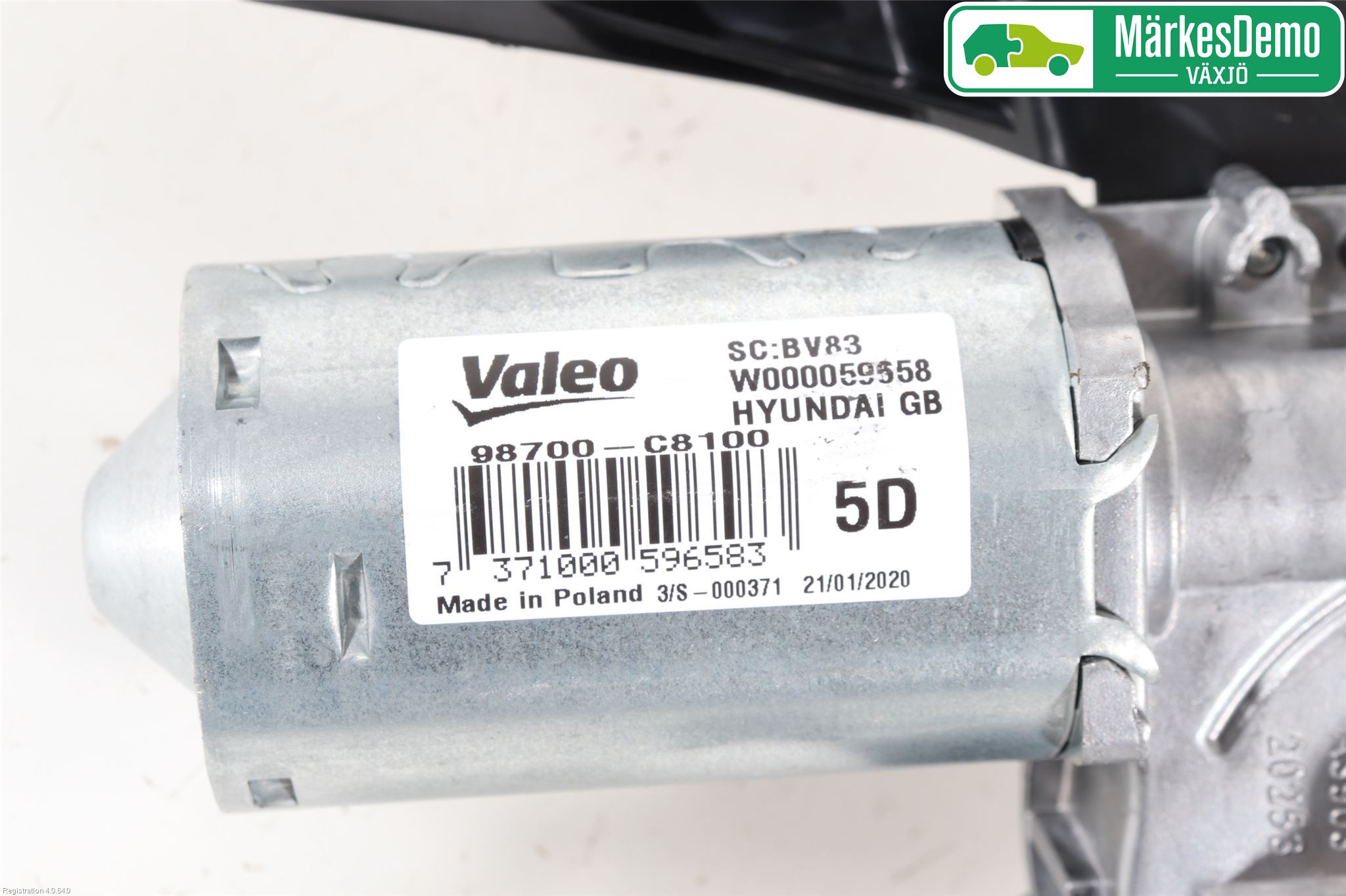 Hyundai i20 GB 15-20 Torkarmotor Baklucka