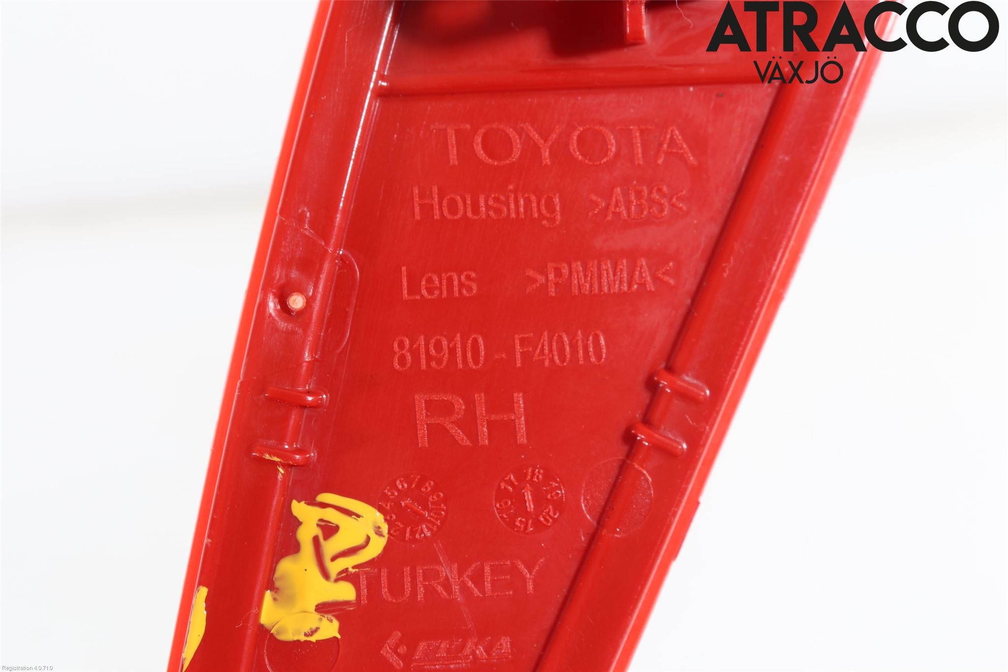 Toyota C-HR 16-23 Dimljus/Reflex Bak