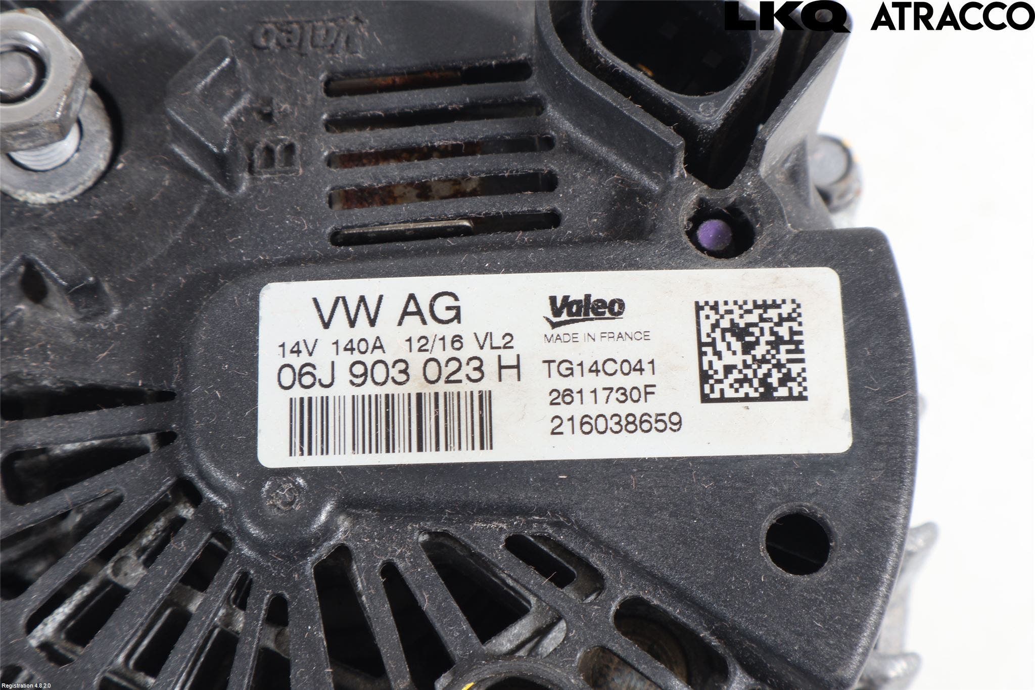 Volkswagen VW SCIROCCO 09-17 Generator