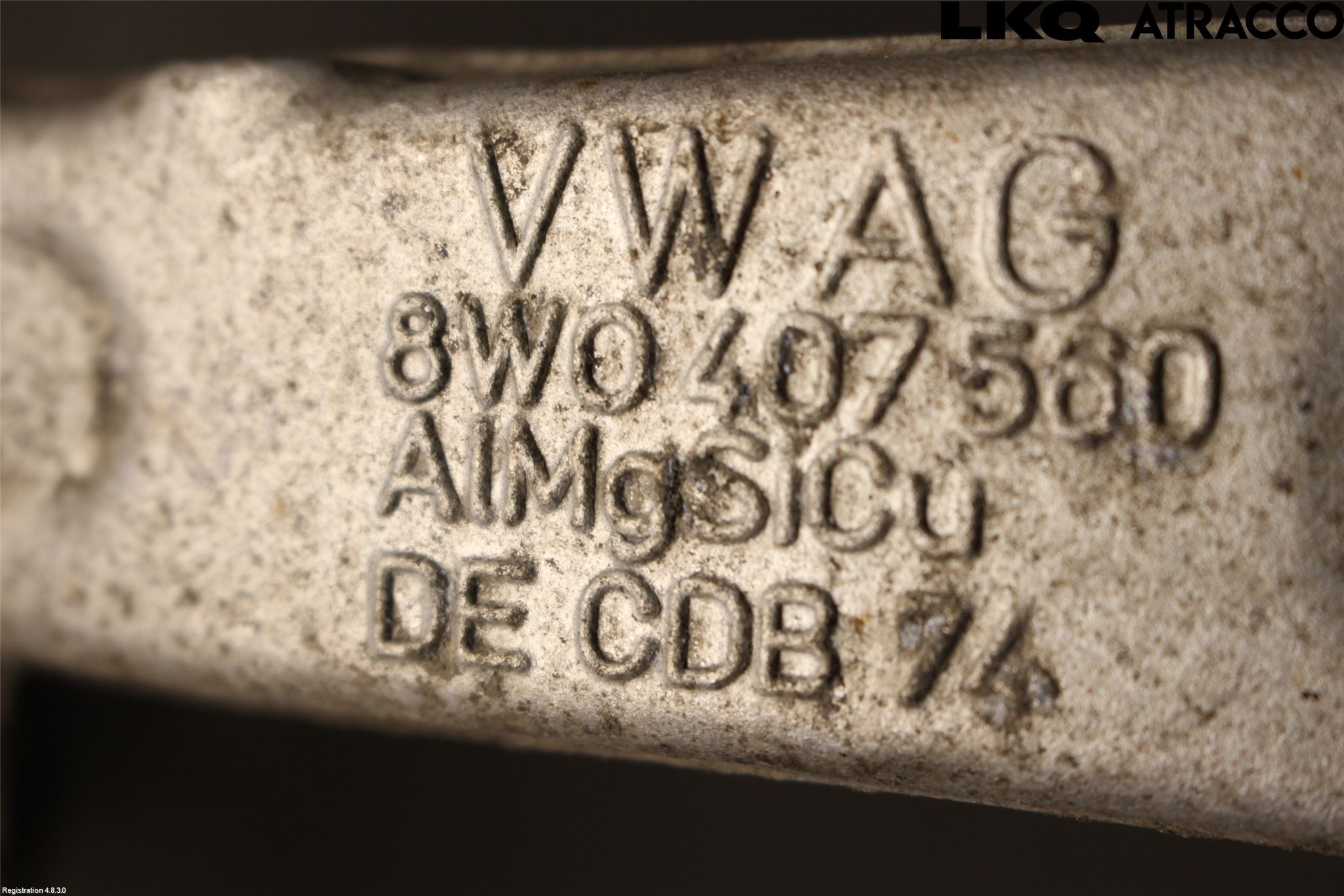 Audi A4/S4 B9 16-19 Styrspindel Lagerhus Hö