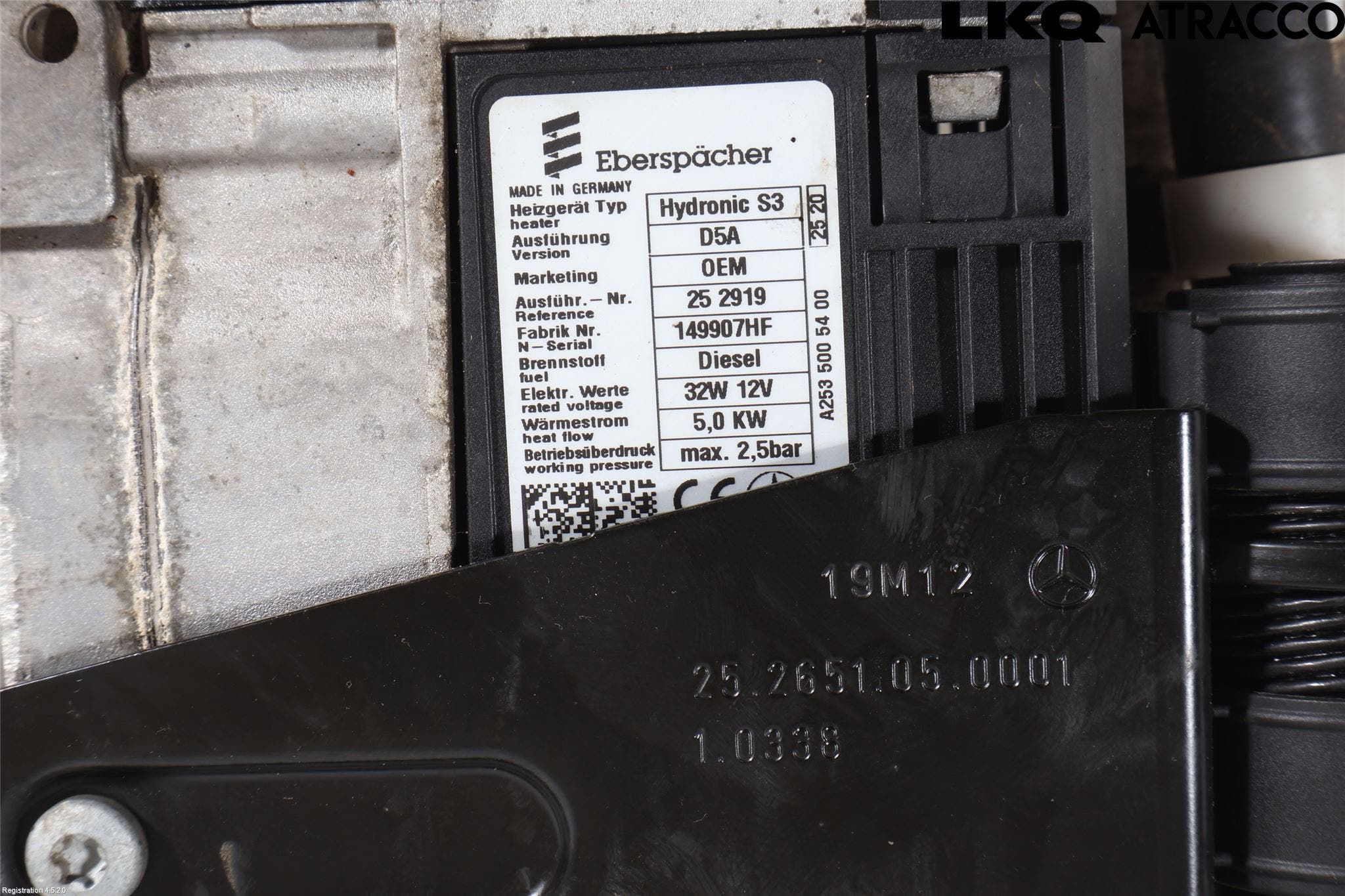 Mercedes-Benz MB E-KLASS (W213) 16-23 Dieselvärmare