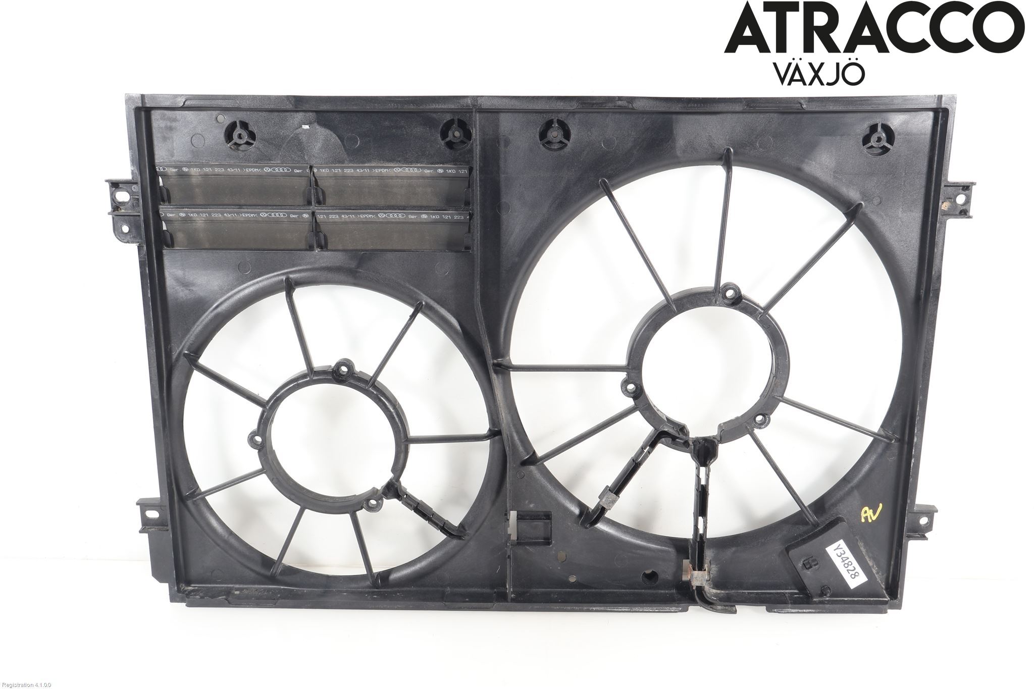 Volkswagen VW PASSAT 11-14 Kylfläktkåpa