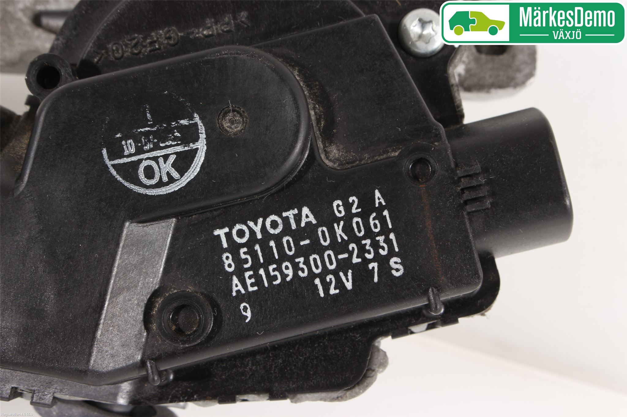 Toyota HILUX 05-16 Torkarmotor Vindruta