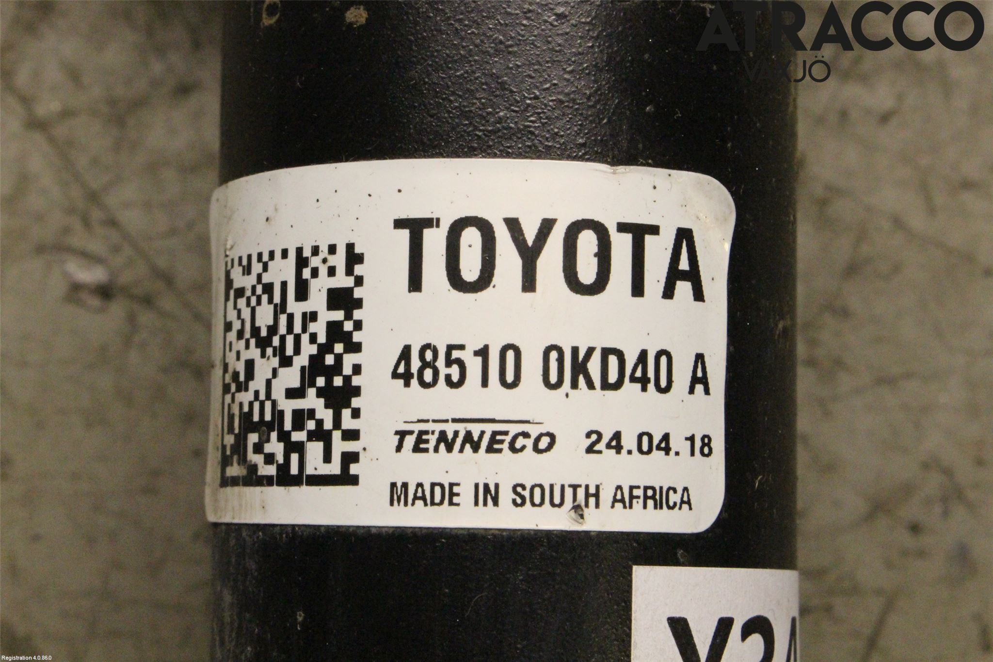Toyota HILUX 16- Fjäderben Fram Vänster