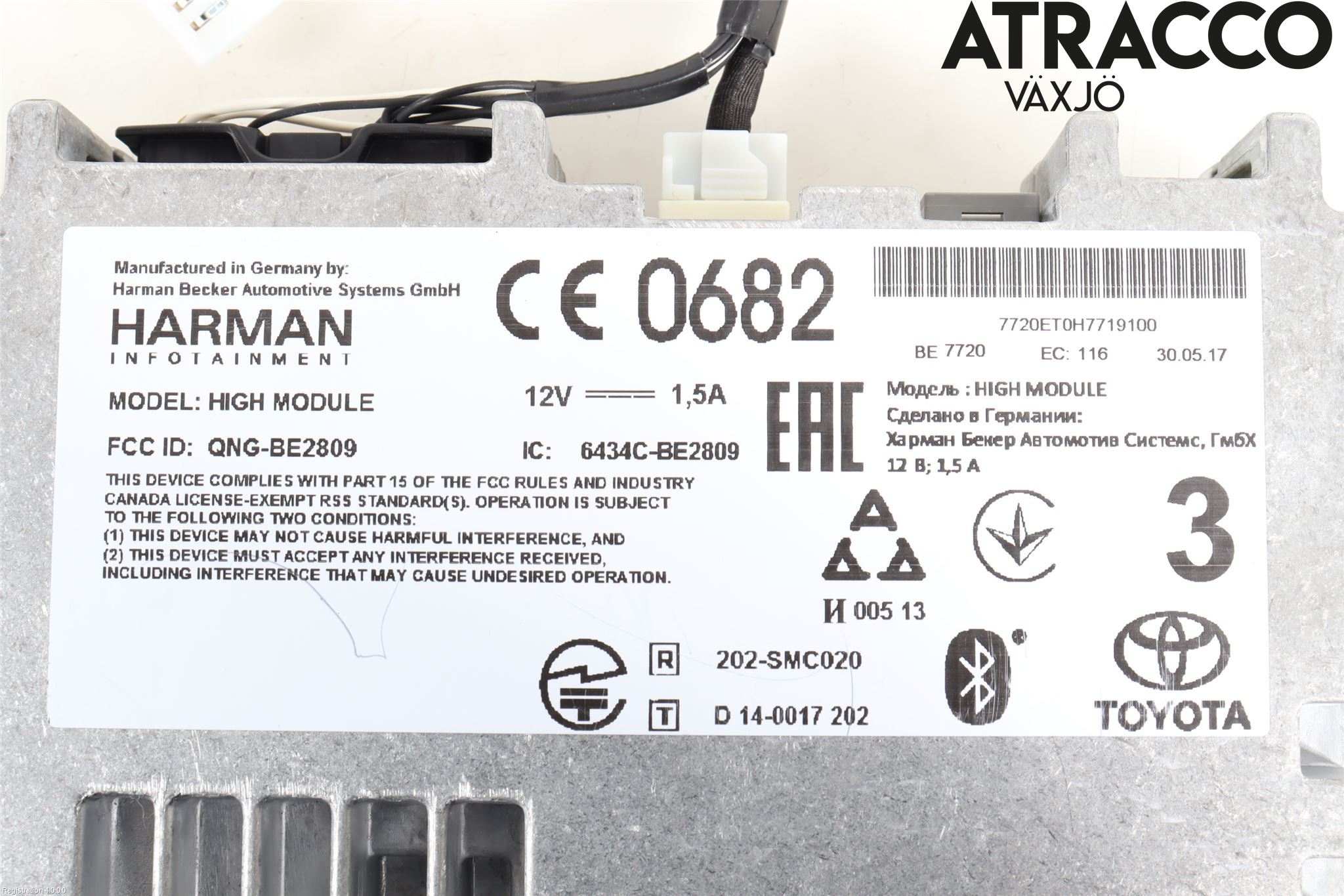 Toyota PRIUS (ZVW50) 16-21 Cd Radio - Multimediapanel