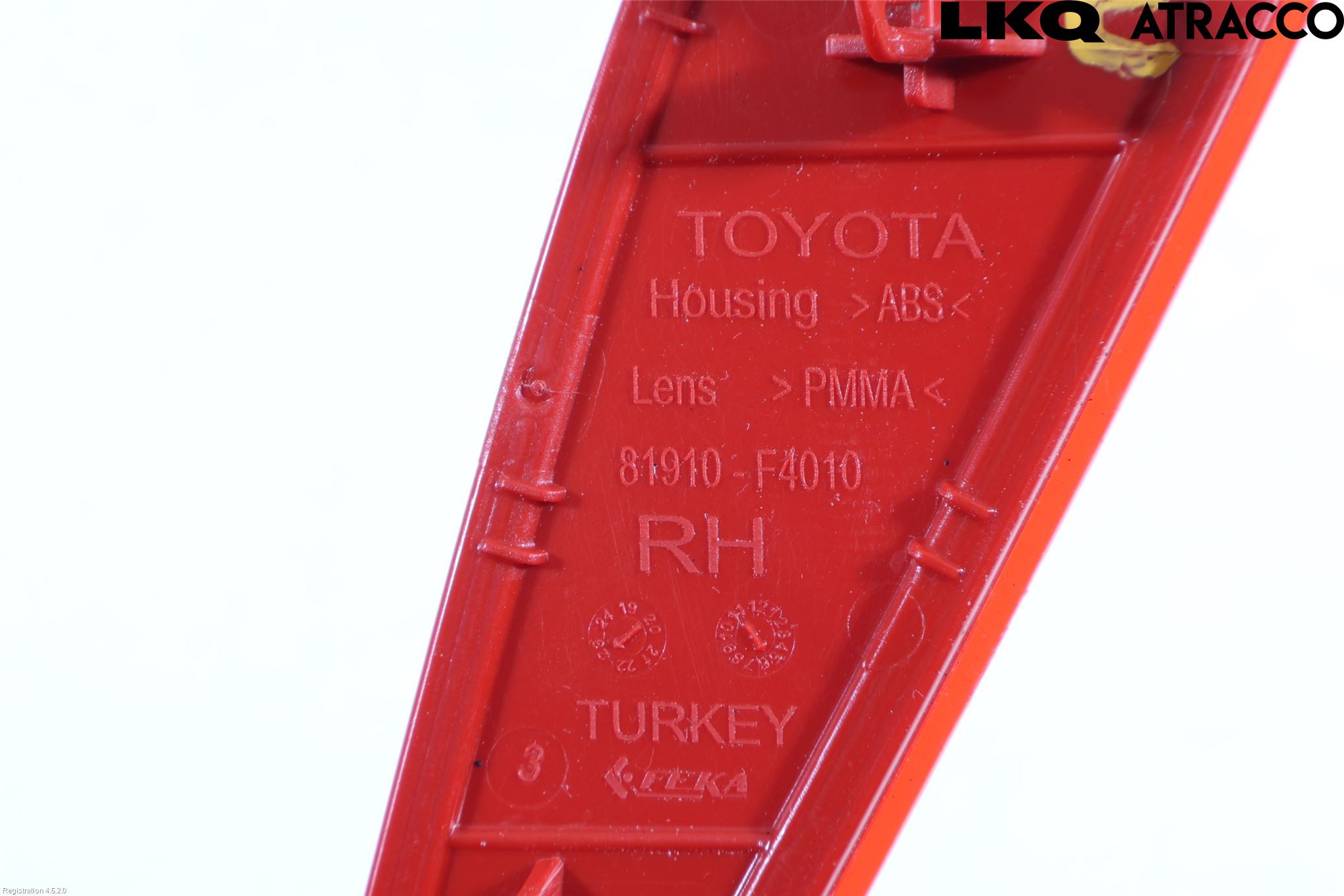 Toyota YARIS XP21 20- Dimljus/Reflex Bak